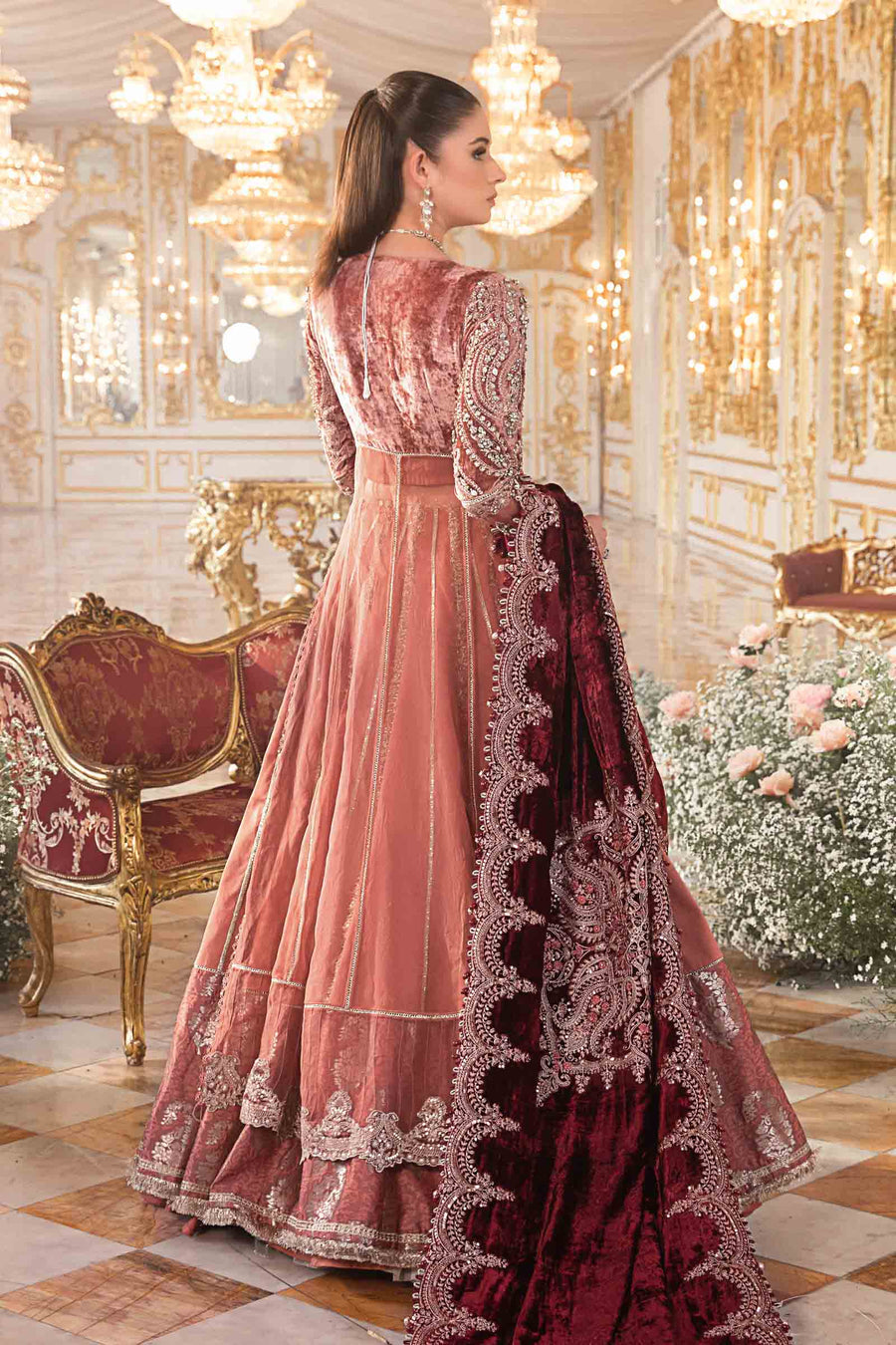 Maria B Velvet Bridal