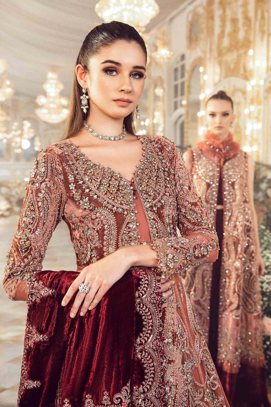 Maria B Velvet Bridal