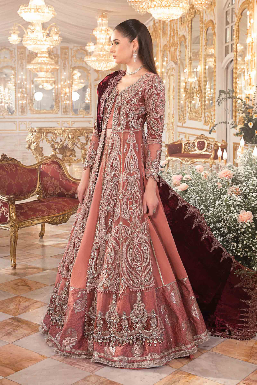 Maria B Velvet Bridal