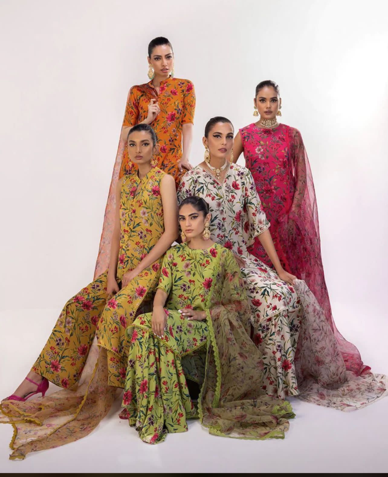 Zainab Chottani Cotton Silk Fancy