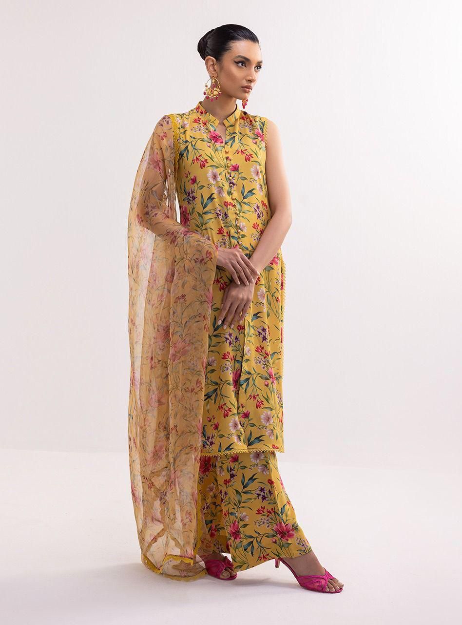 Zainab Chottani Cotton Silk Fancy