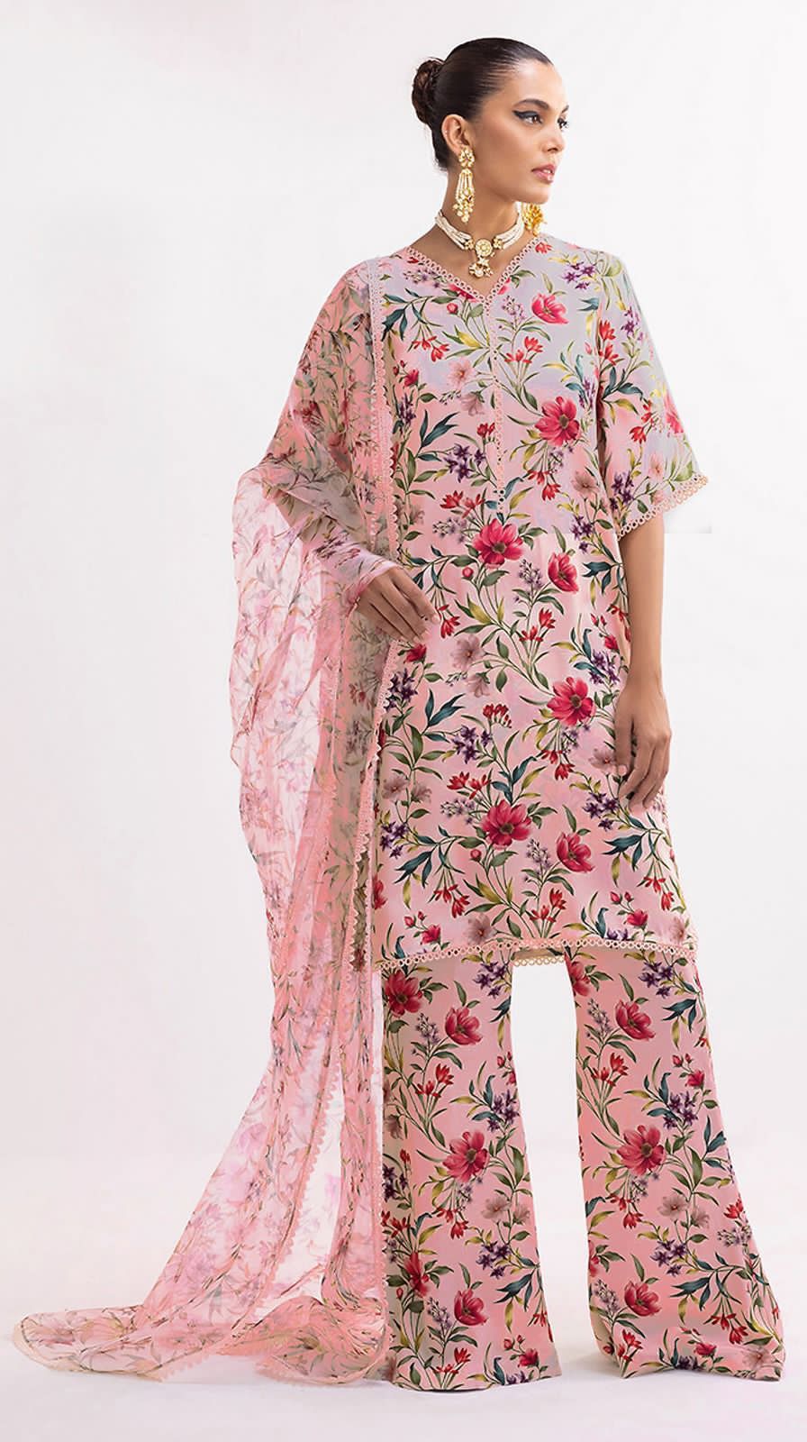 Zainab Chottani Cotton Silk Fancy