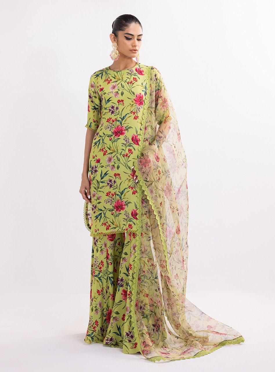 Zainab Chottani Cotton Silk Fancy