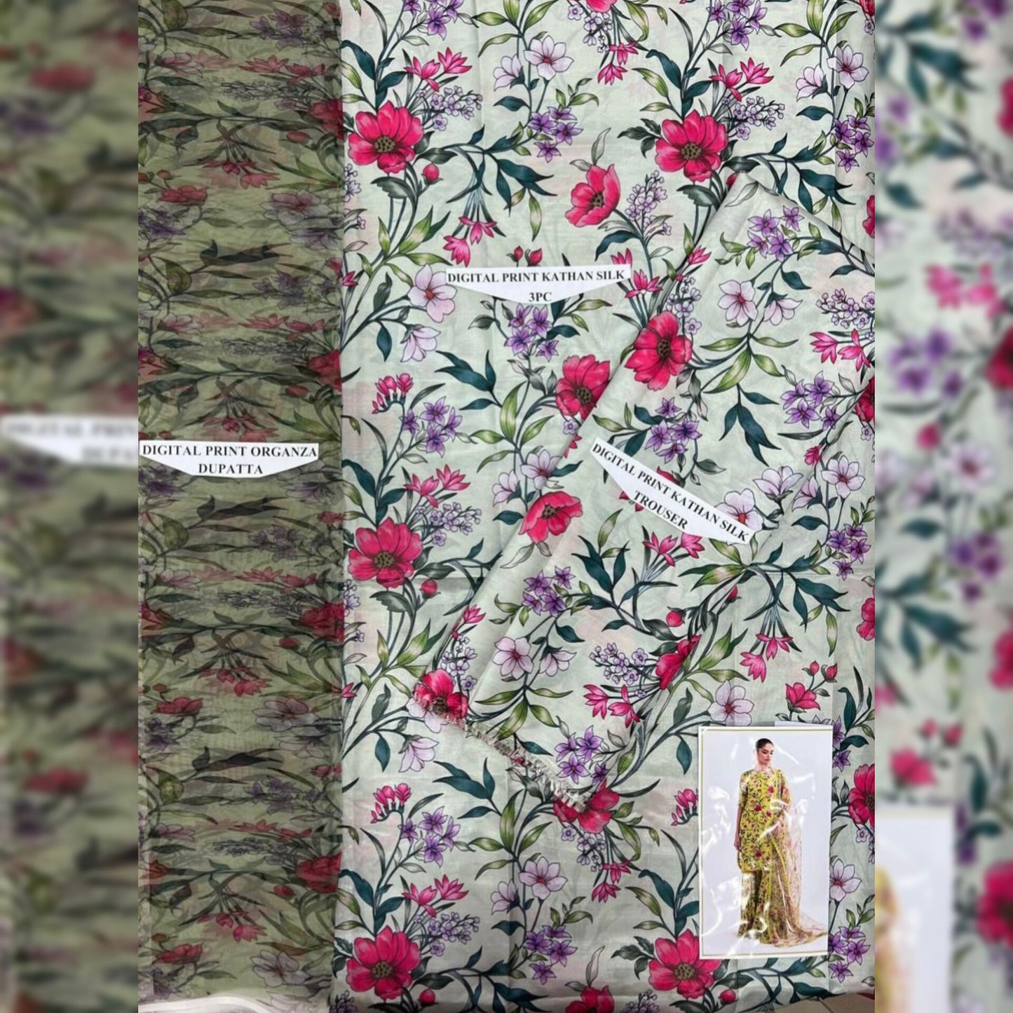 Zainab Chottani Cotton Silk Fancy