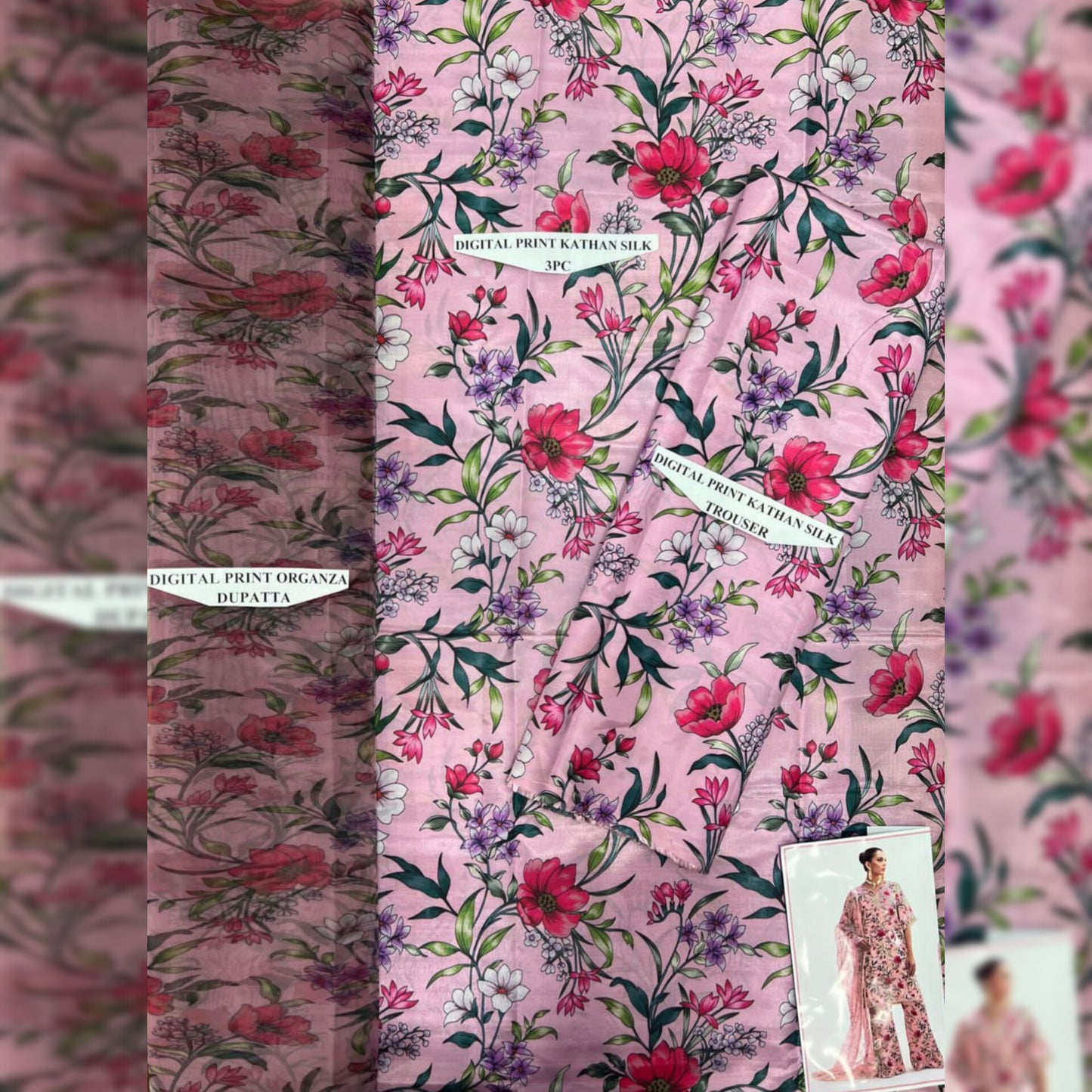 Zainab Chottani Cotton Silk Fancy