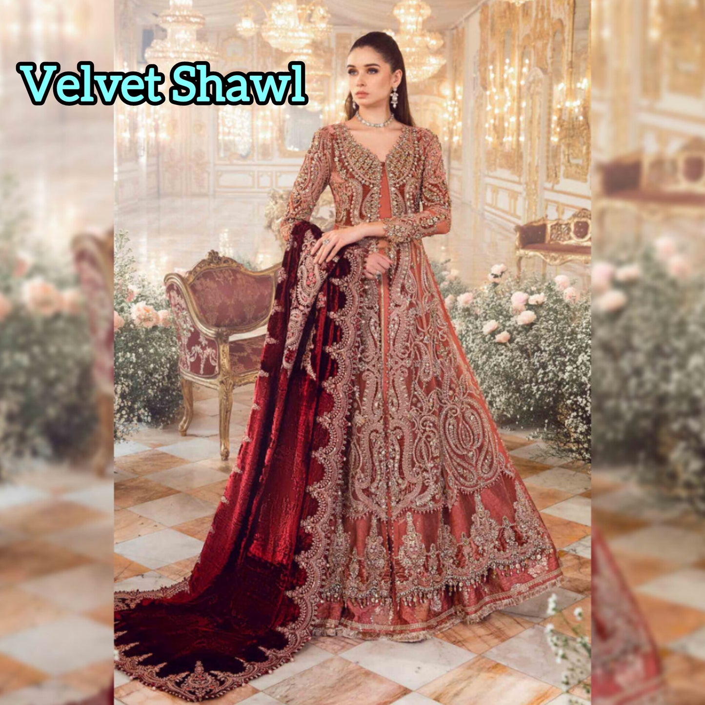 Maria B Velvet Bridal