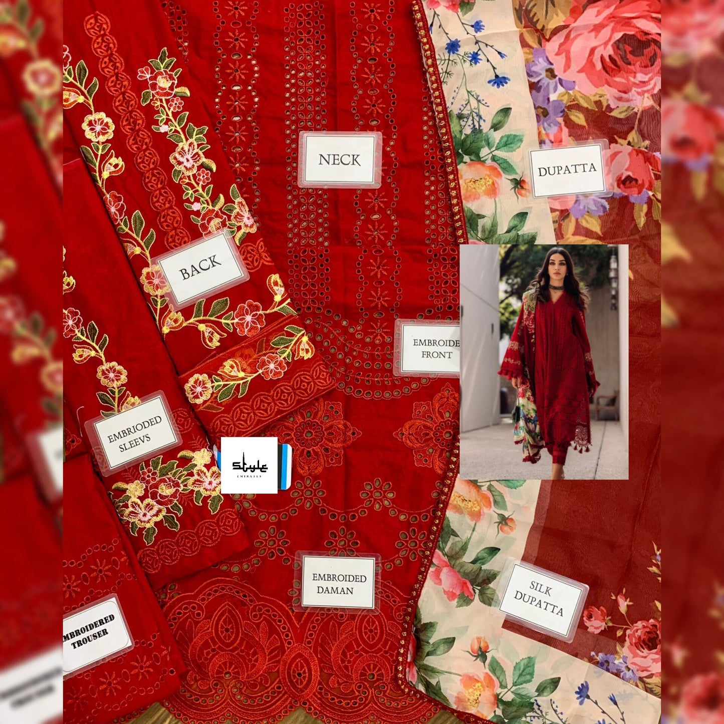 Crimson Lawn Fancy