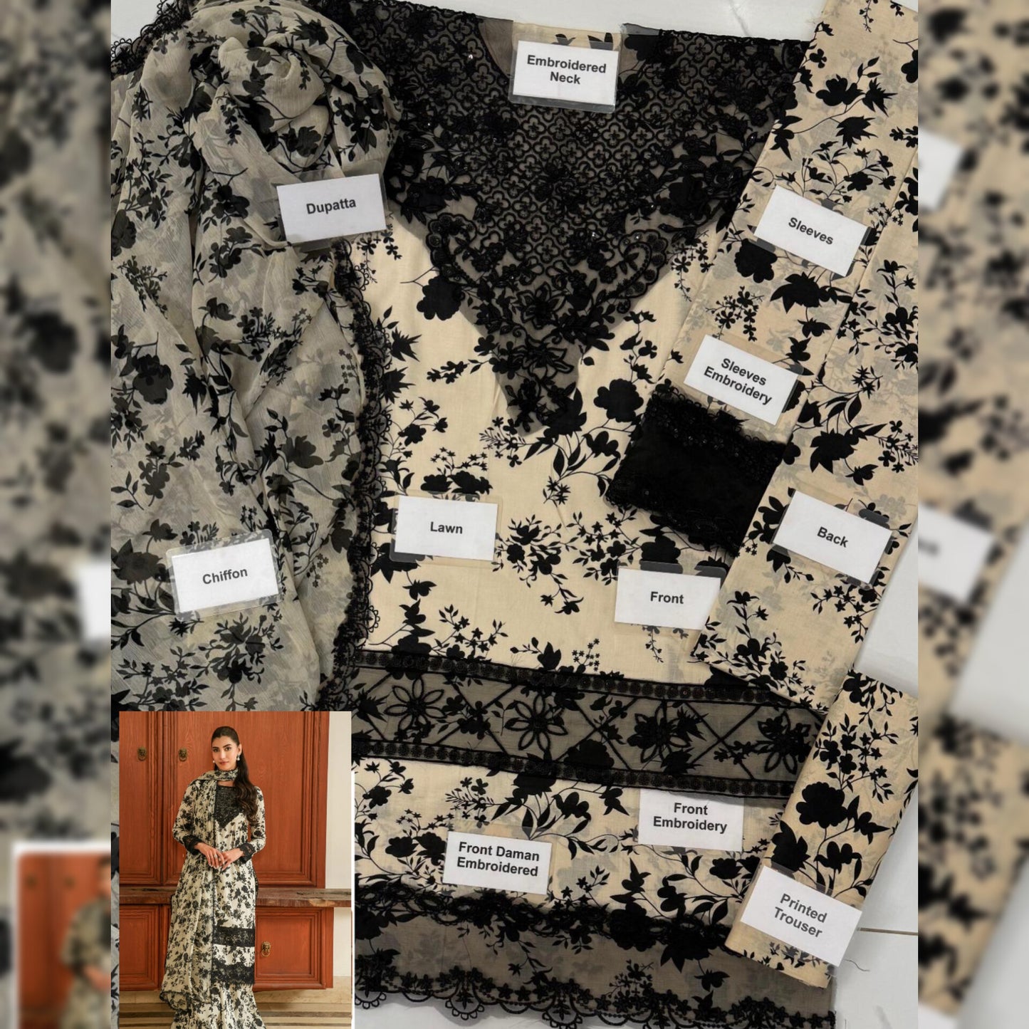 Aneela Lawn Fancy