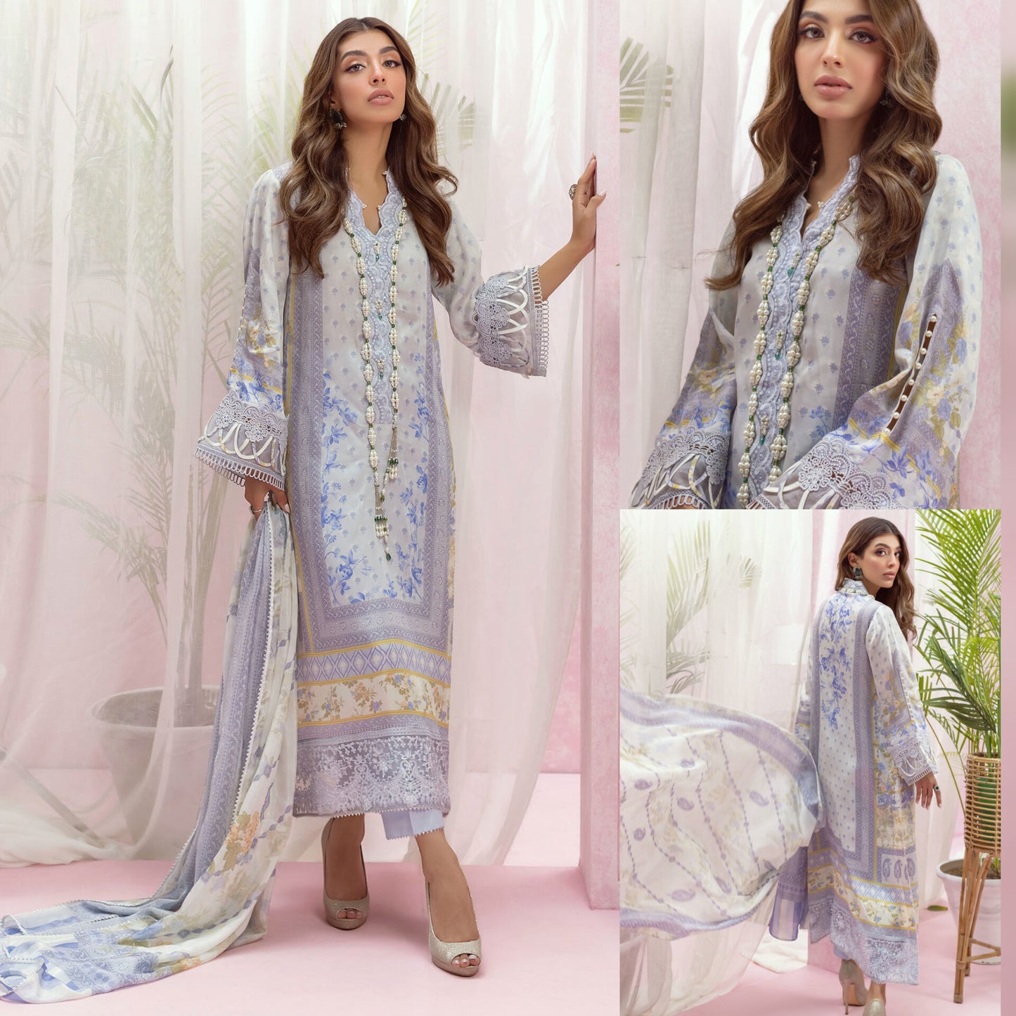 Annus Abrar Lawn Fancy