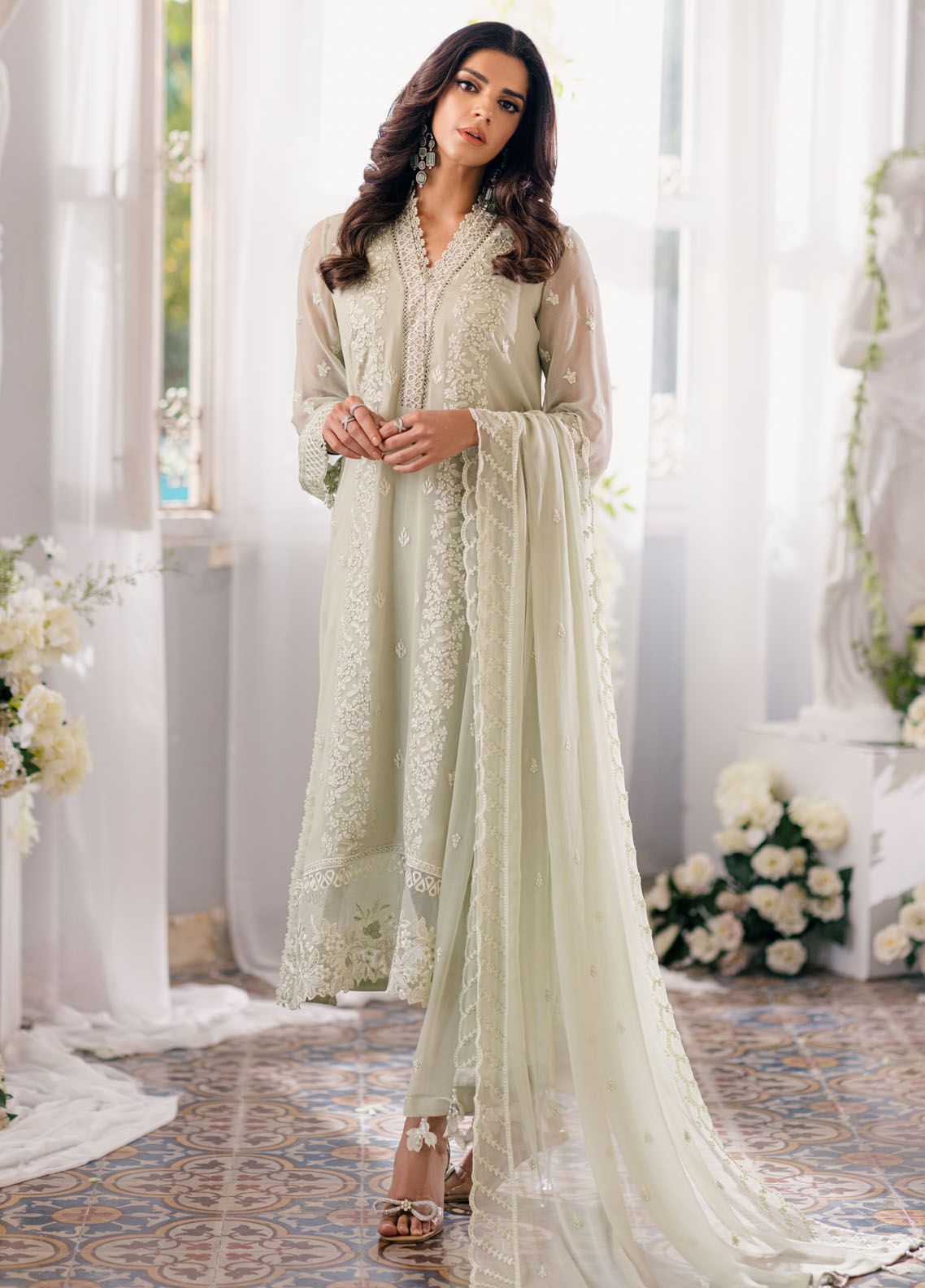 Azure Chiffon Fancy