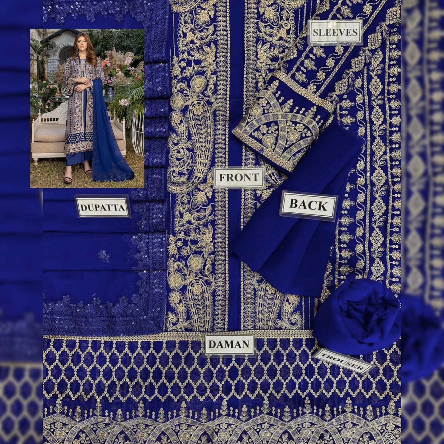 Azure Chiffon Fancy