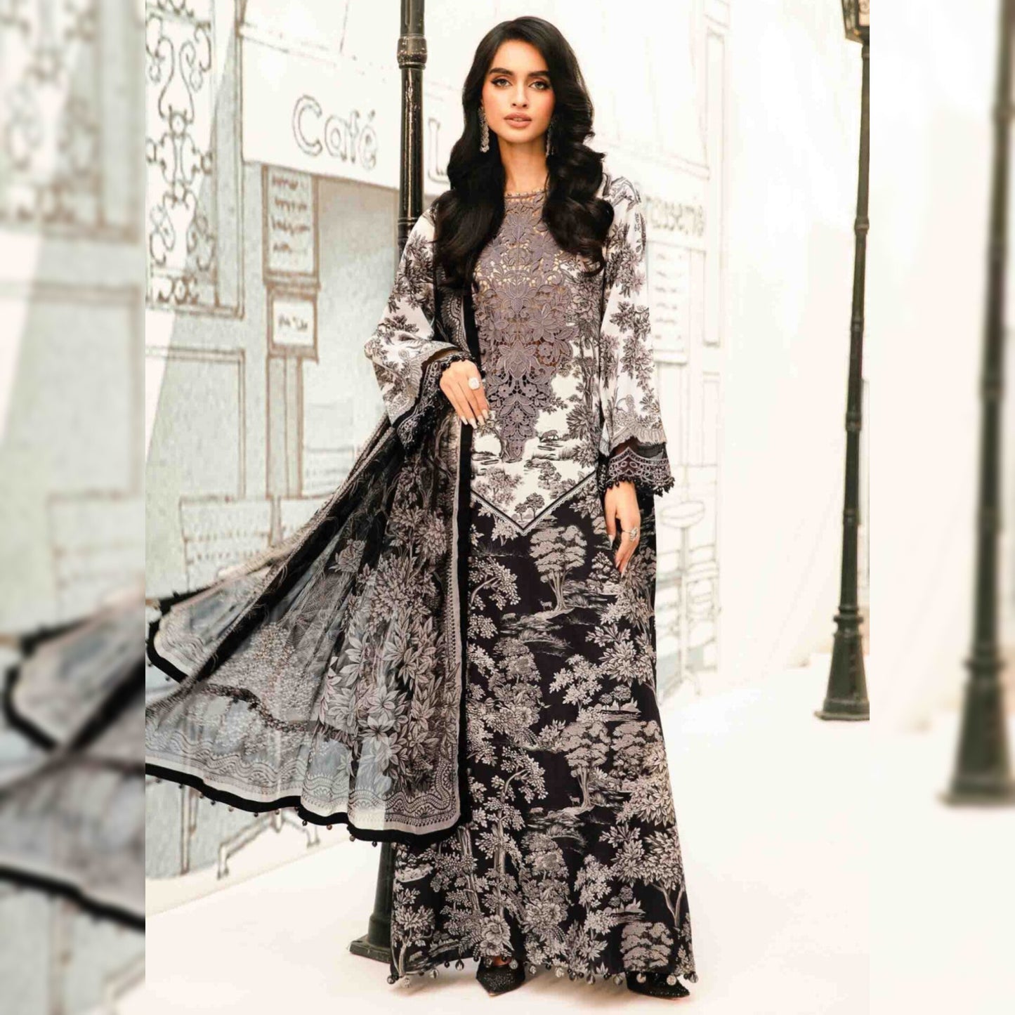 Maria B Lawn Fancy
