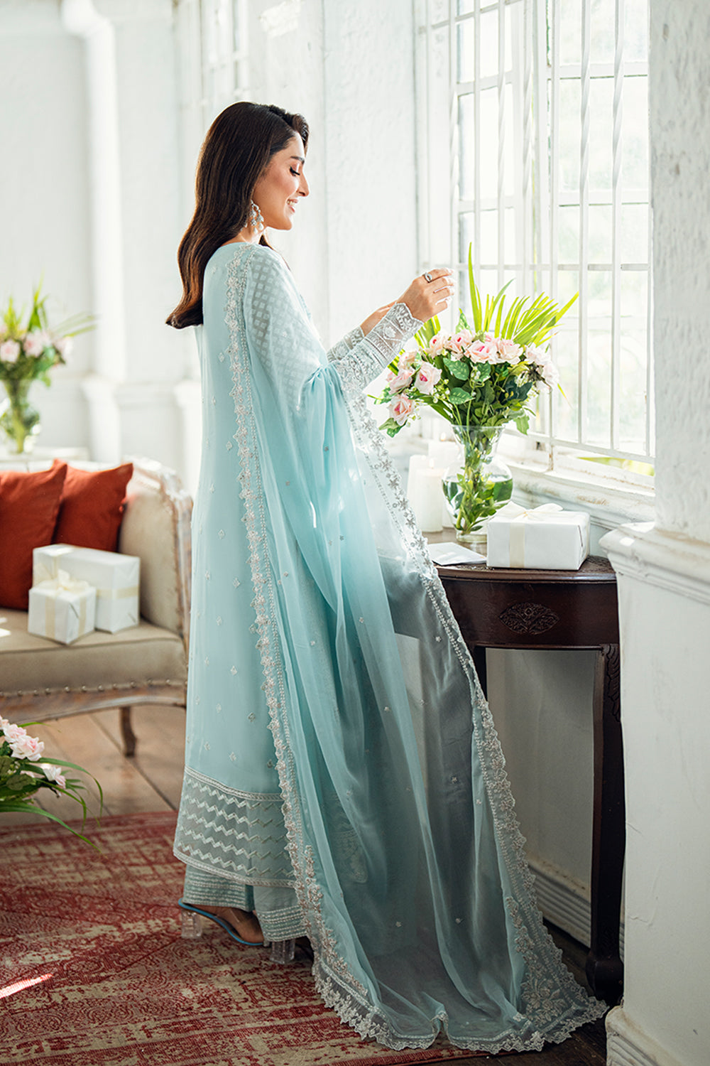 Azure Chiffon Fancy