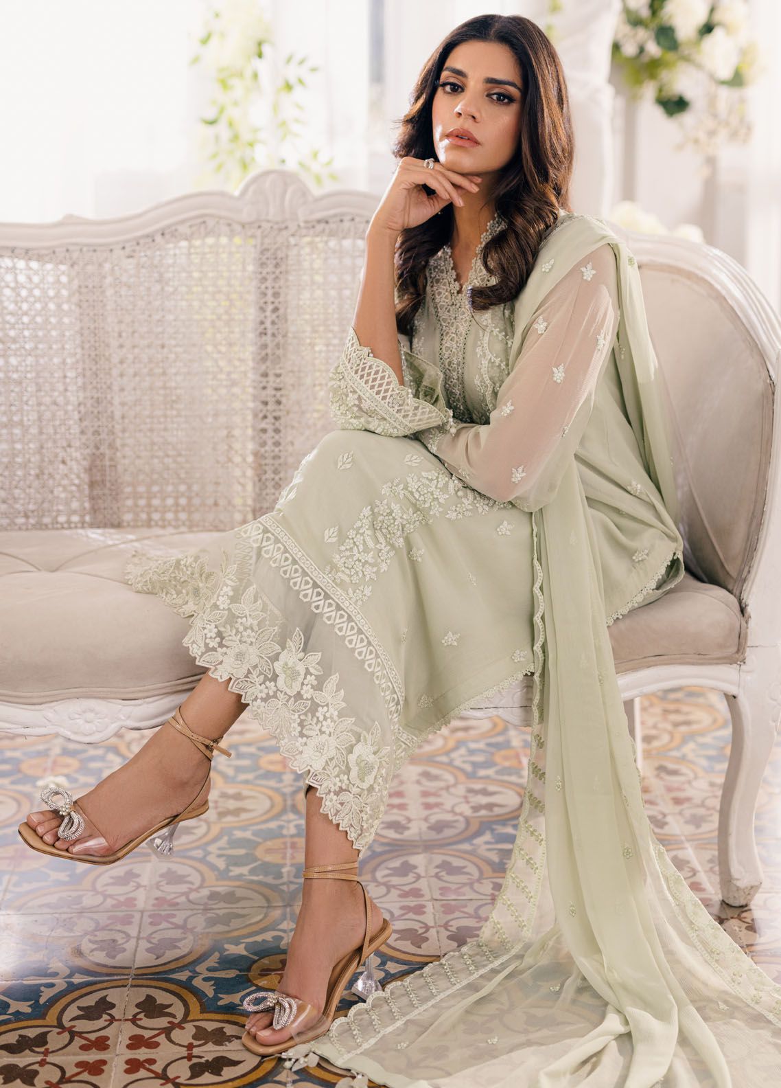 Azure Chiffon Fancy
