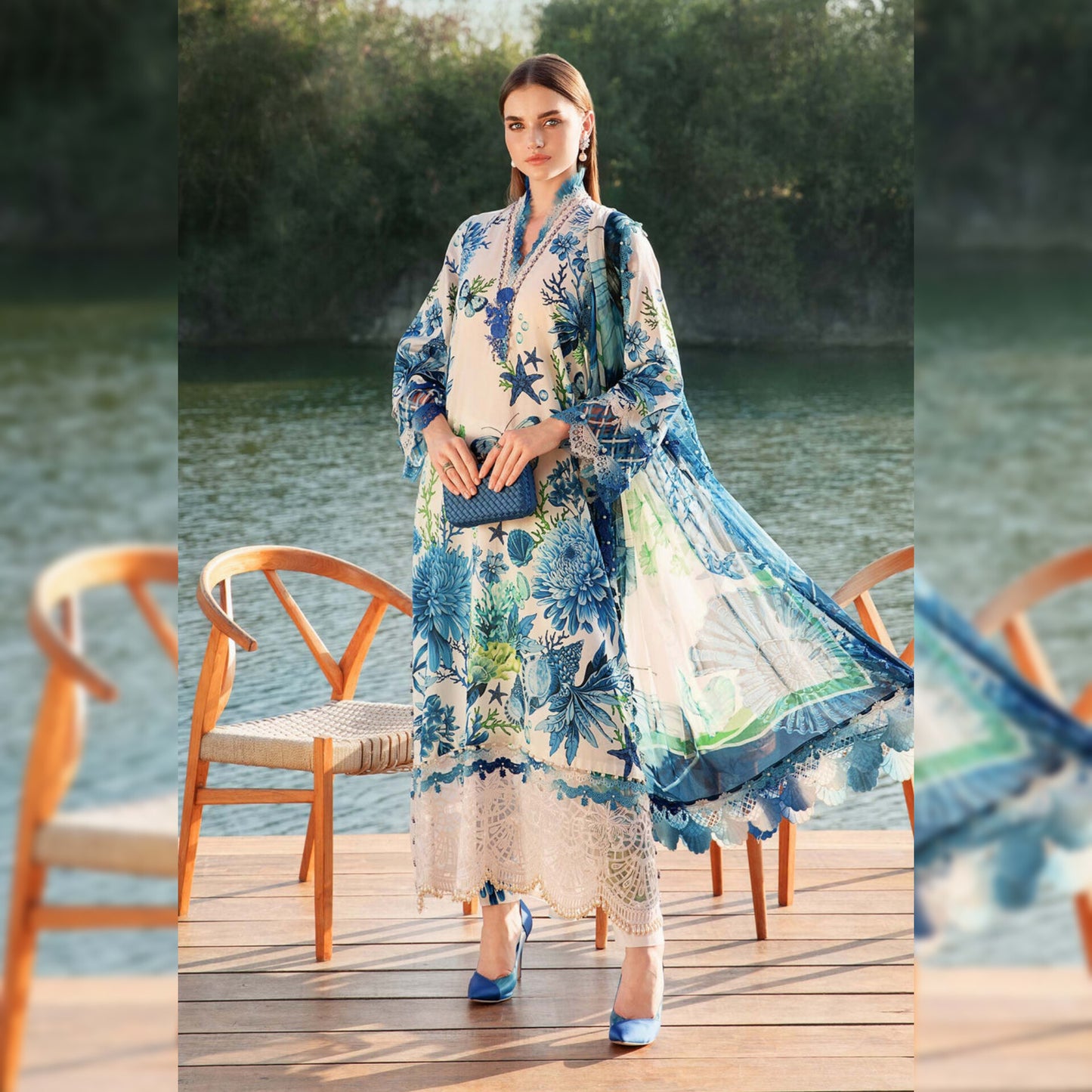 Maria B Lawn Fancy