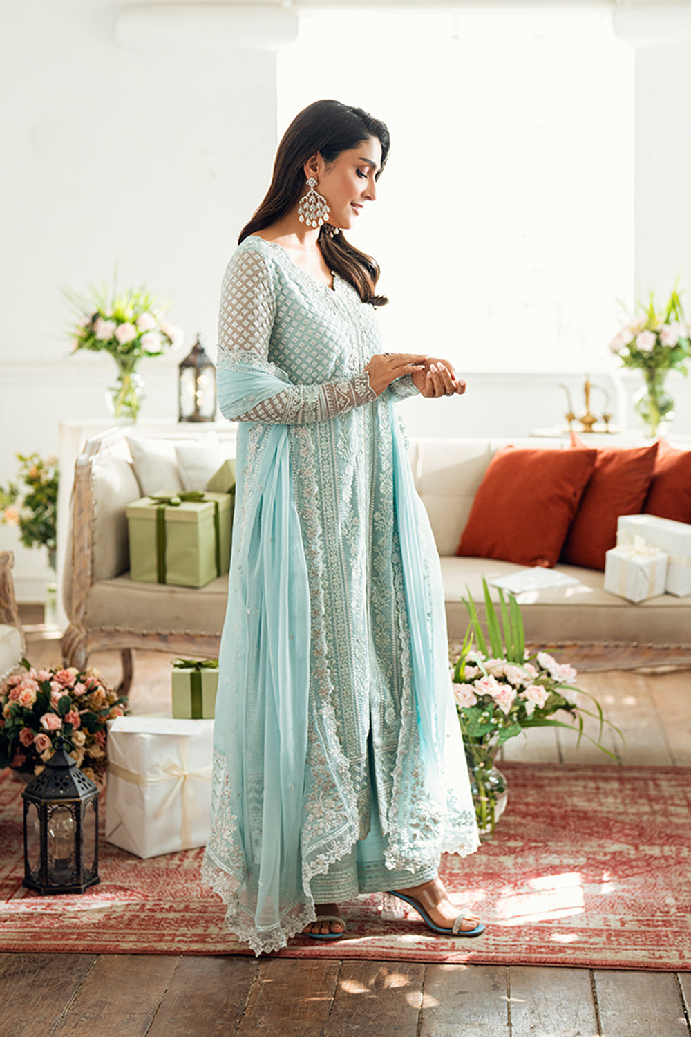 Azure Chiffon Fancy