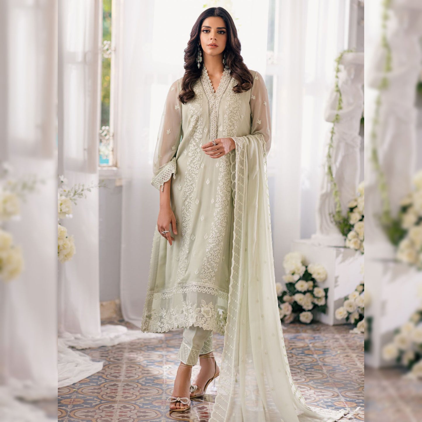 Azure Chiffon Fancy