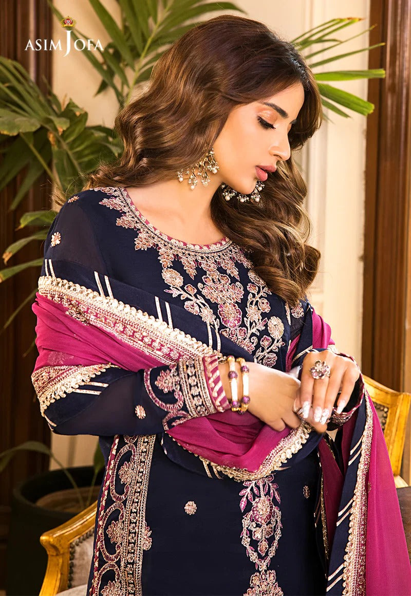 Asim Jofa Chiffon Fancy