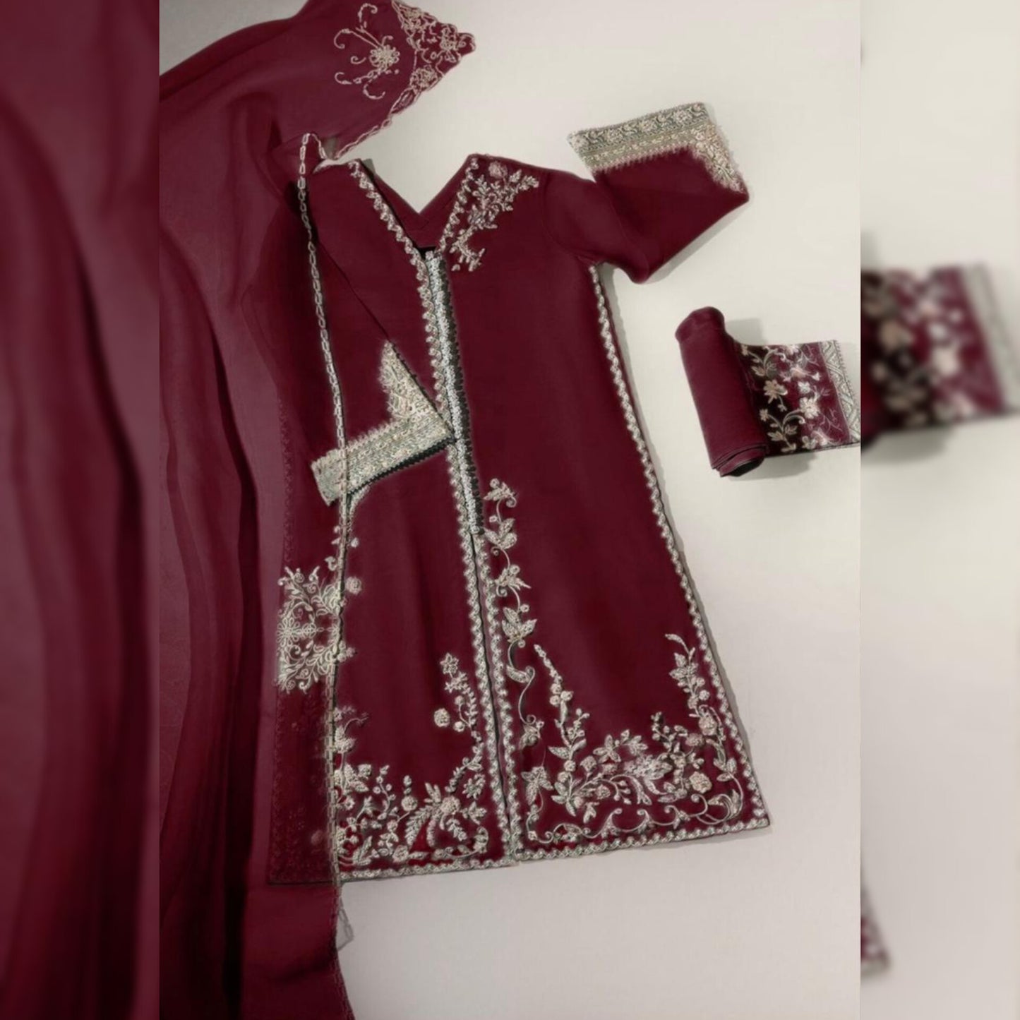 Agha Noor Organza Fancy