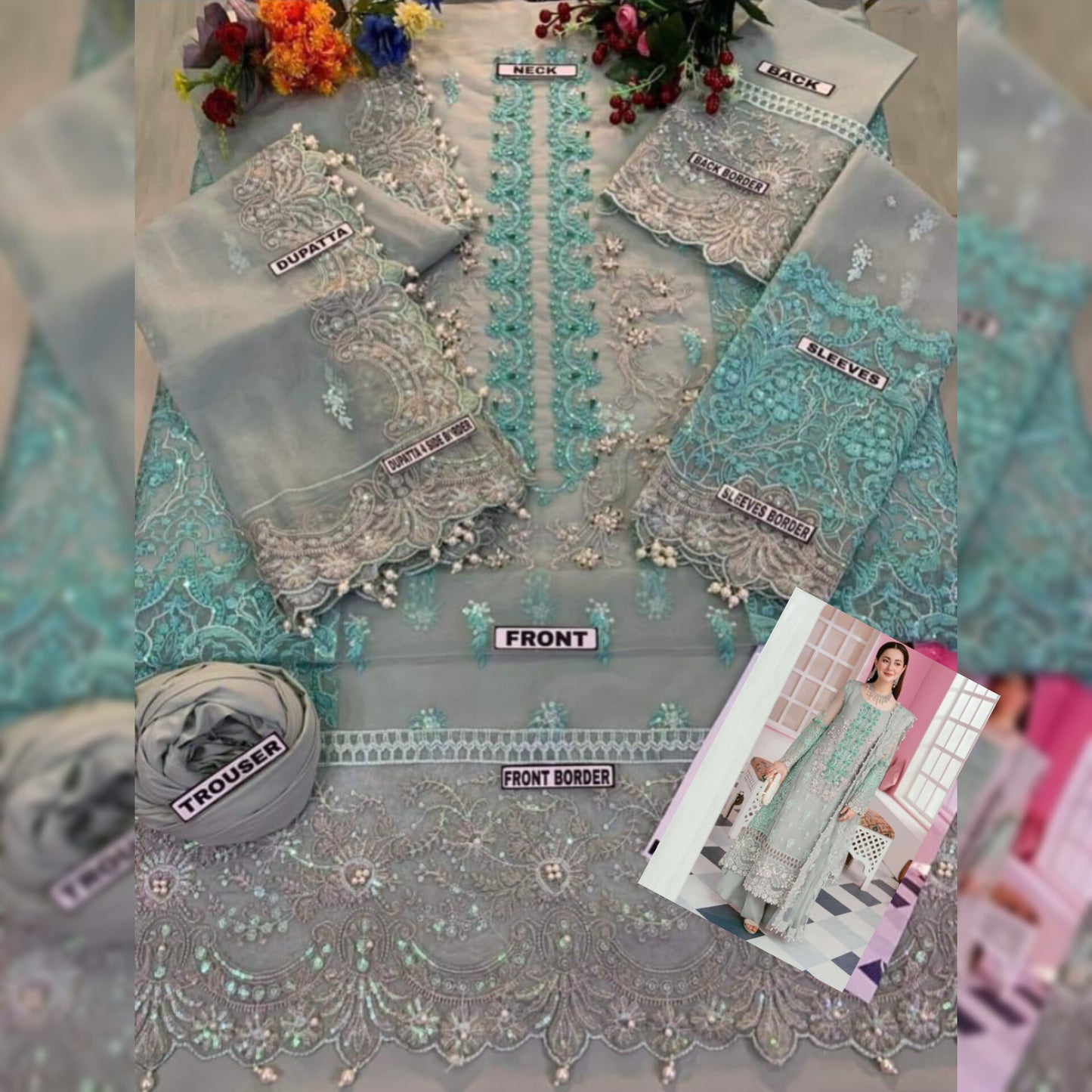 Elaf Organza Fancy