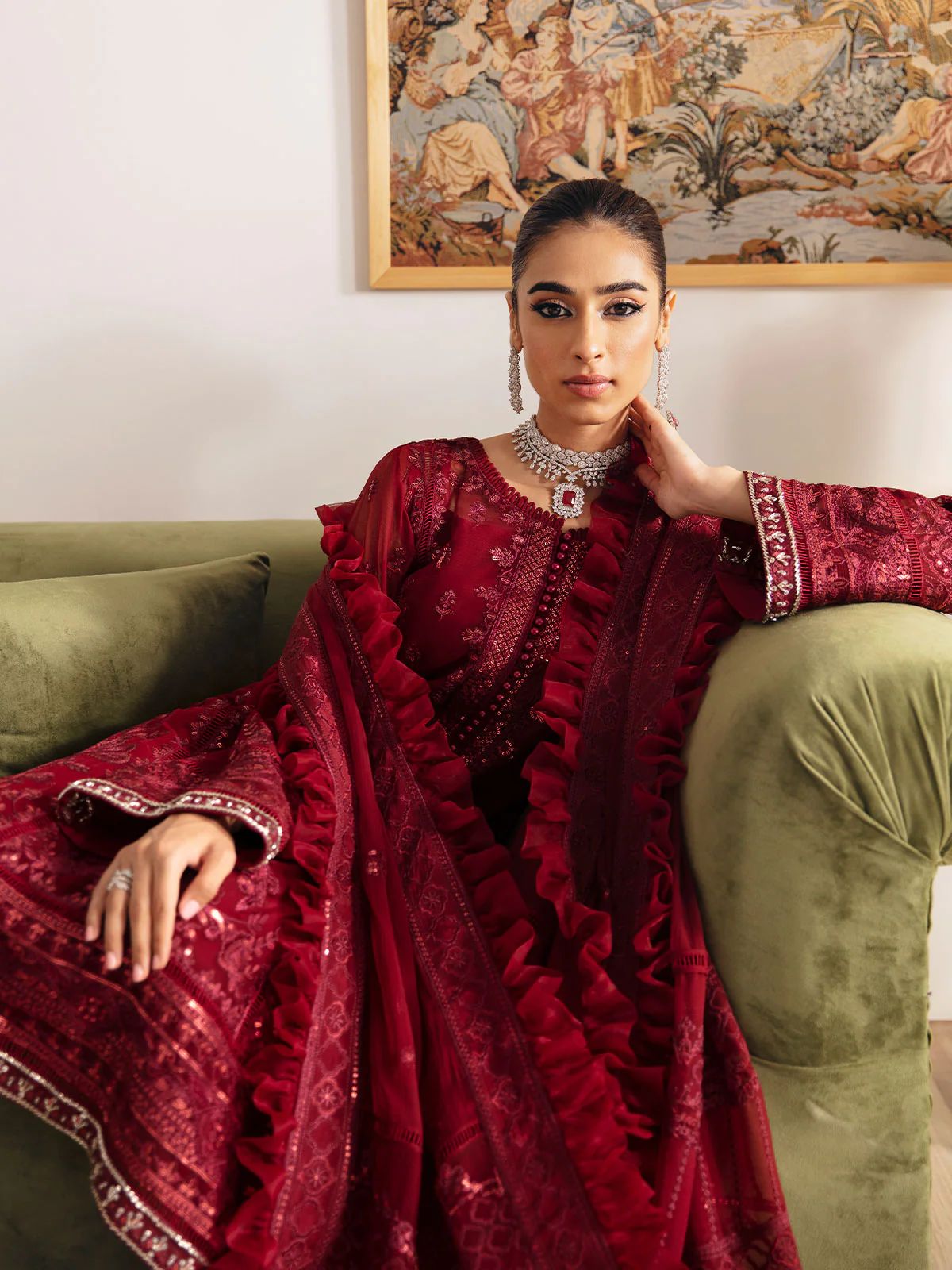 Gulaal Chiffon Fancy