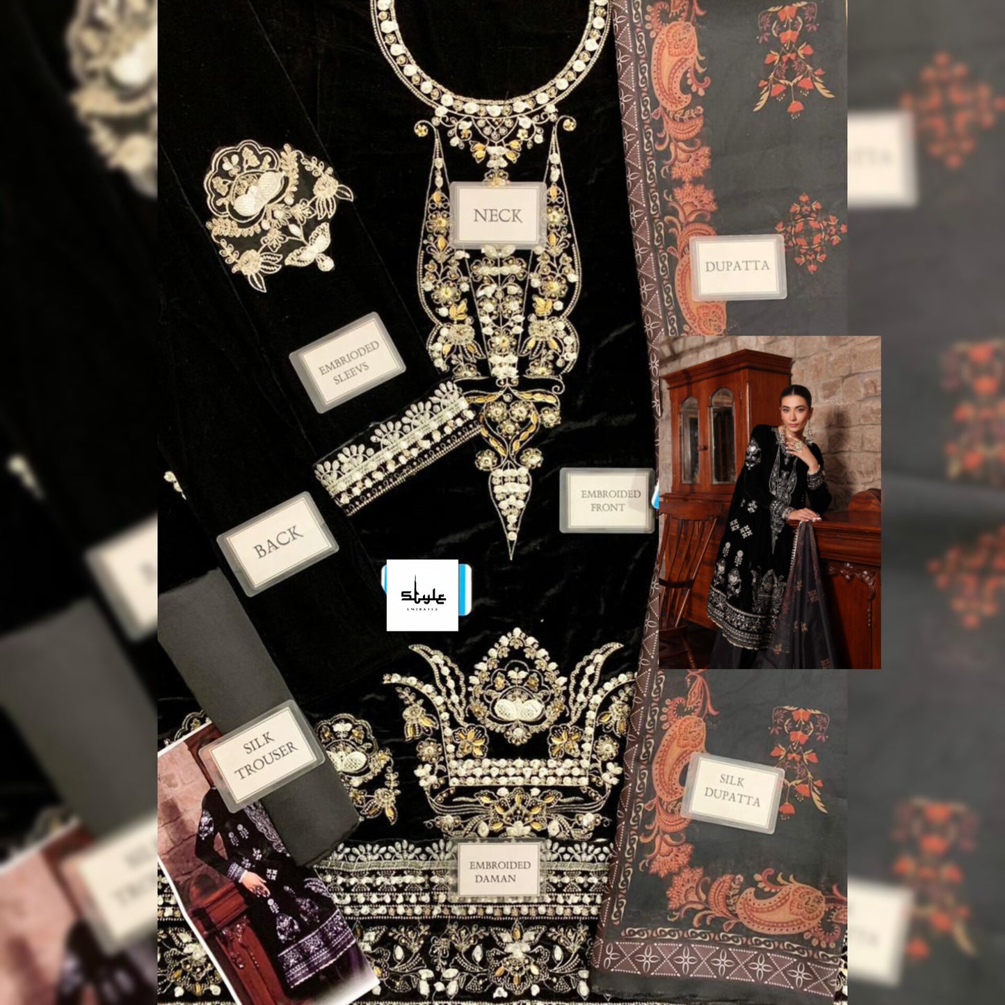 Sadia Velvet Fancy