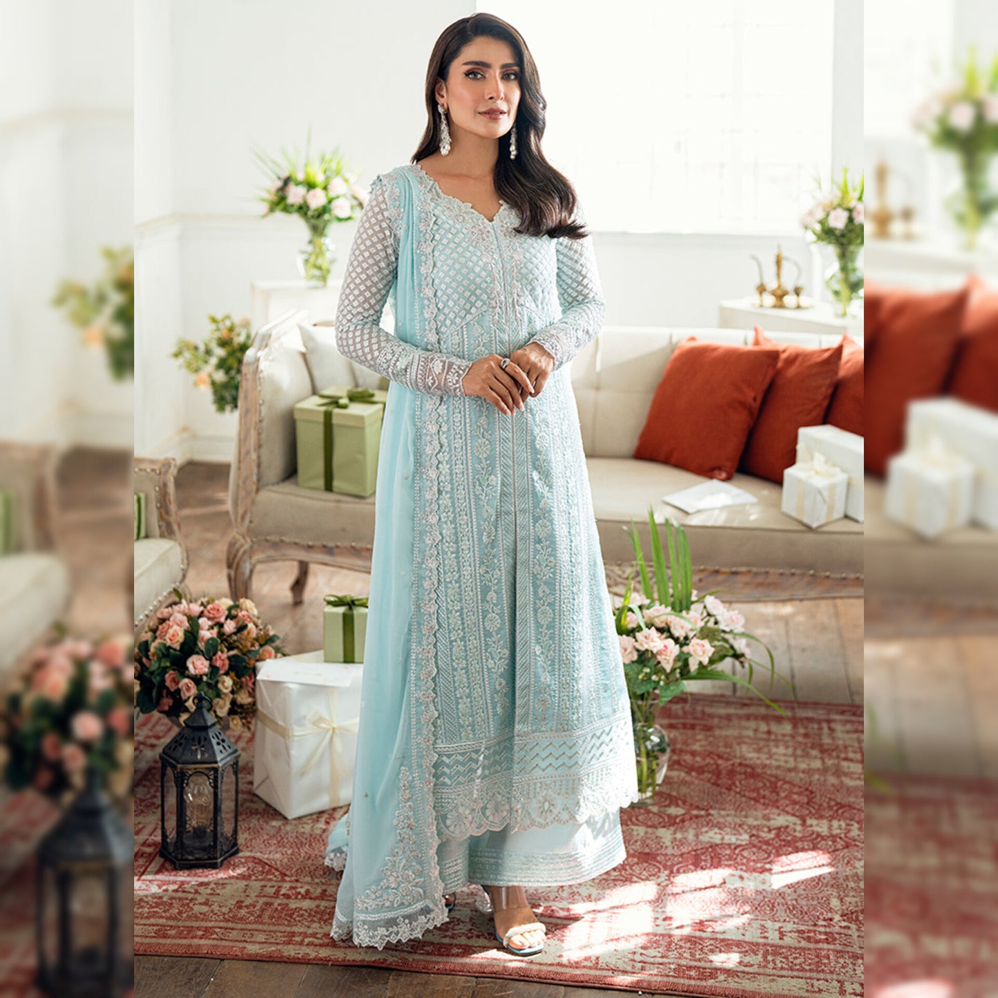 Azure Chiffon Fancy