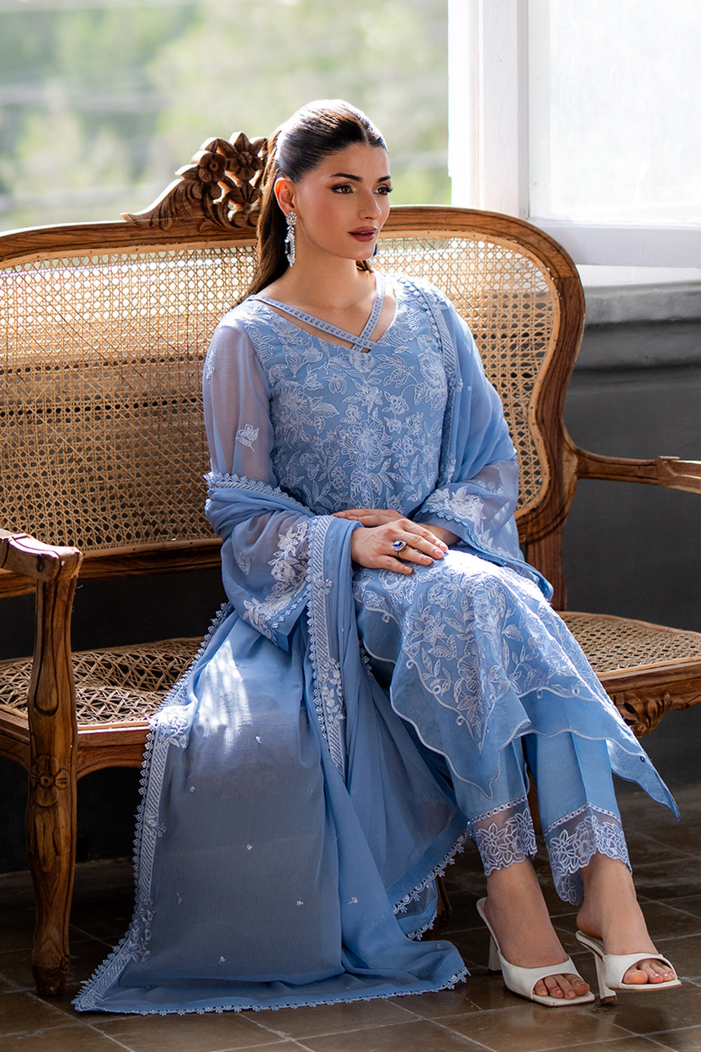 Azure Chiffon Fancy