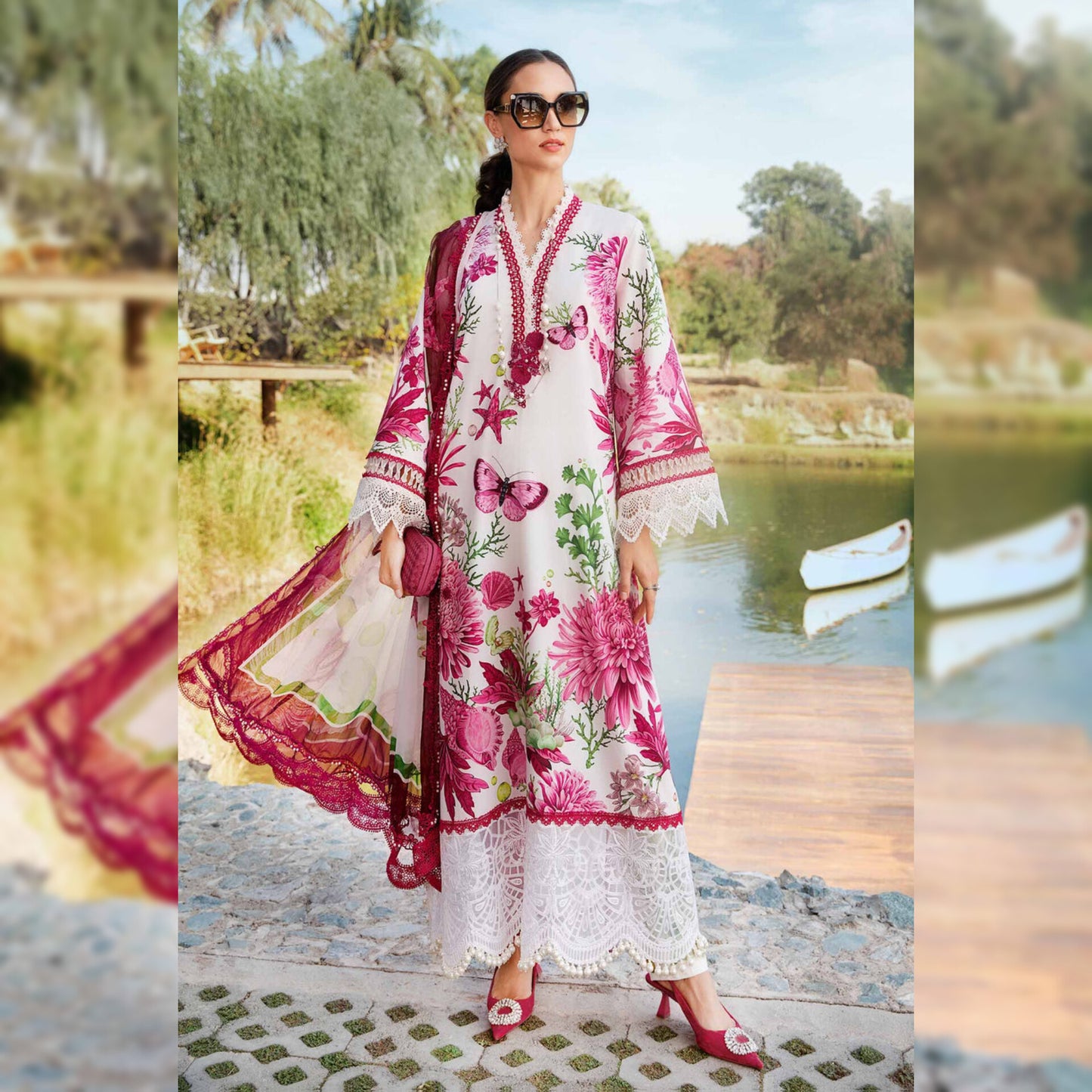 Maria B Lawn Fancy
