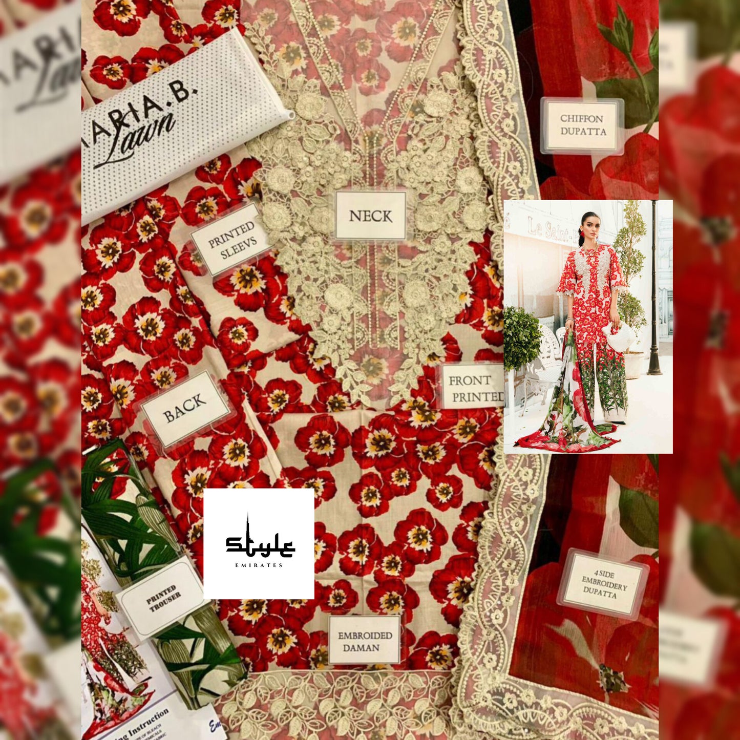 Maria B Lawn Fancy