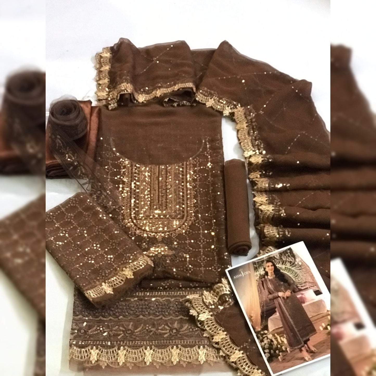 Asim Jofa Chiffon Fancy