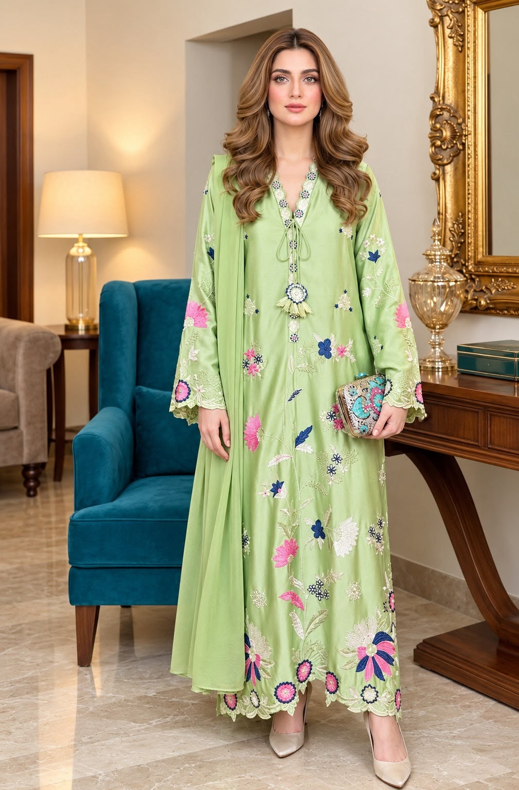 Kaftan Silk Fancy