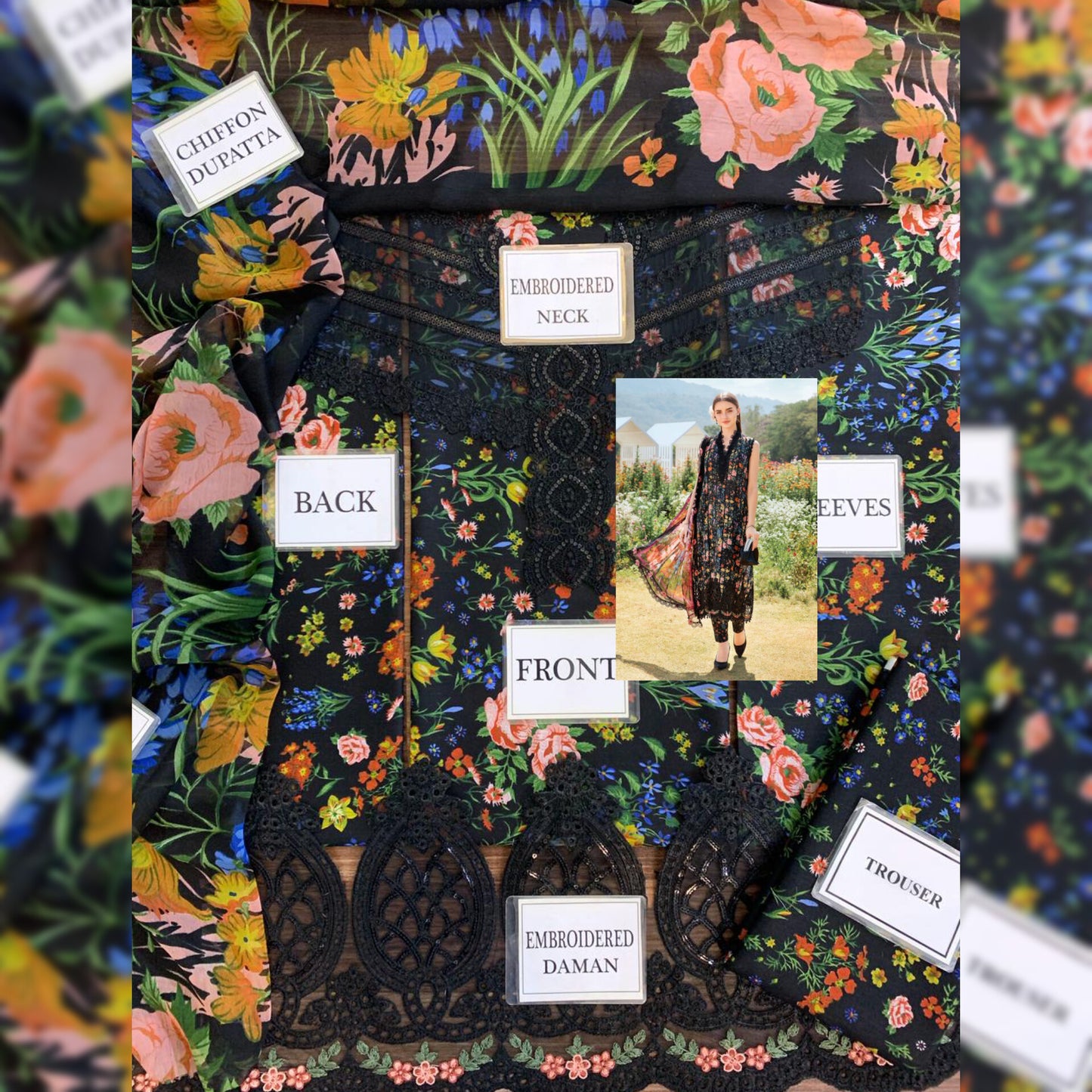 Maria B Lawn Fancy
