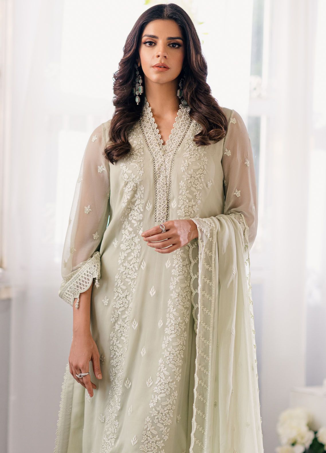 Azure Chiffon Fancy