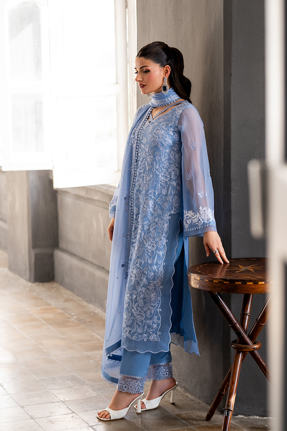 Azure Chiffon Fancy