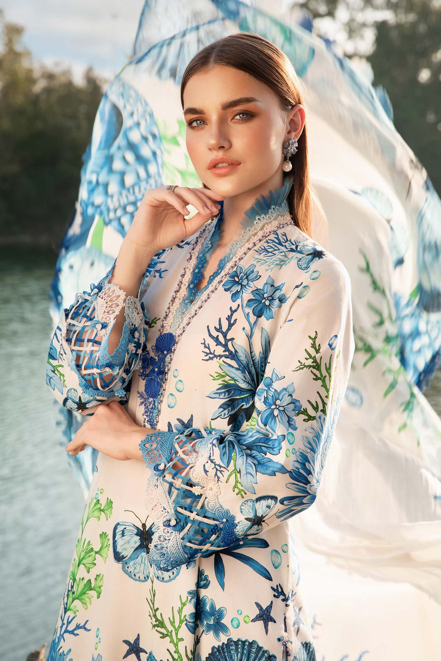 Maria B Lawn Fancy