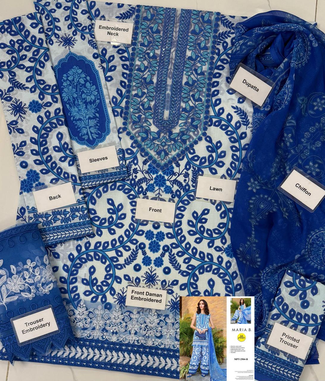 Maria B Lawn Fancy