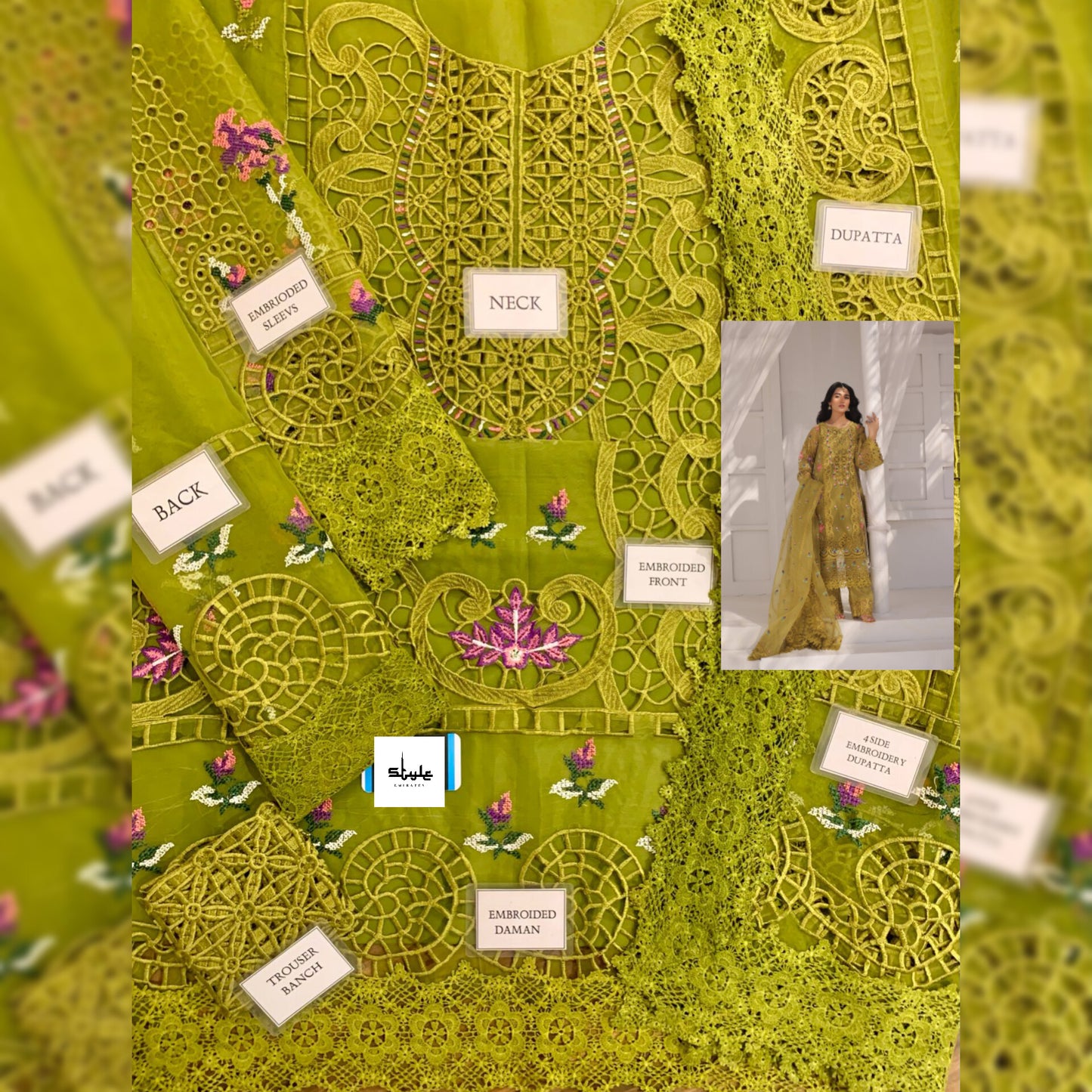Aneela Organza Fancy
