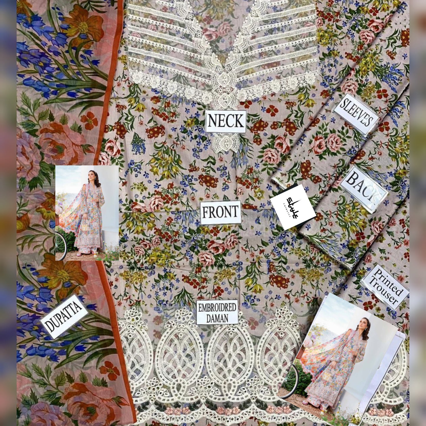 Maria B Lawn Fancy