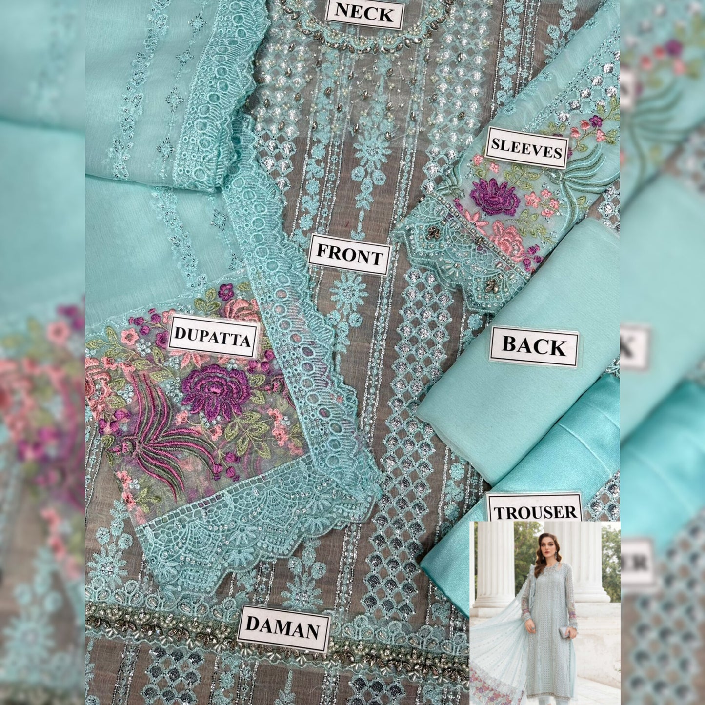 Maria B Chiffon Fancy