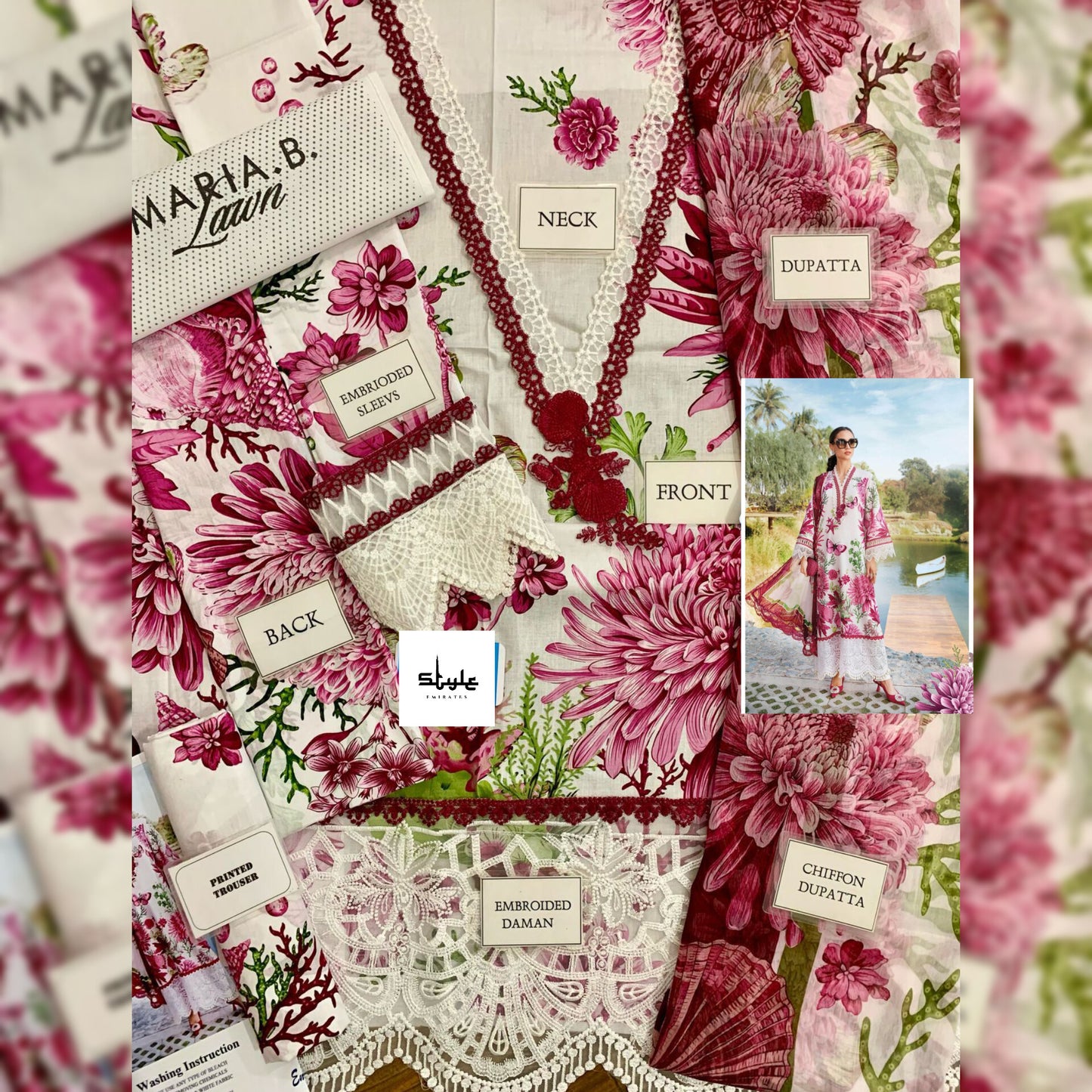 Maria B Lawn Fancy