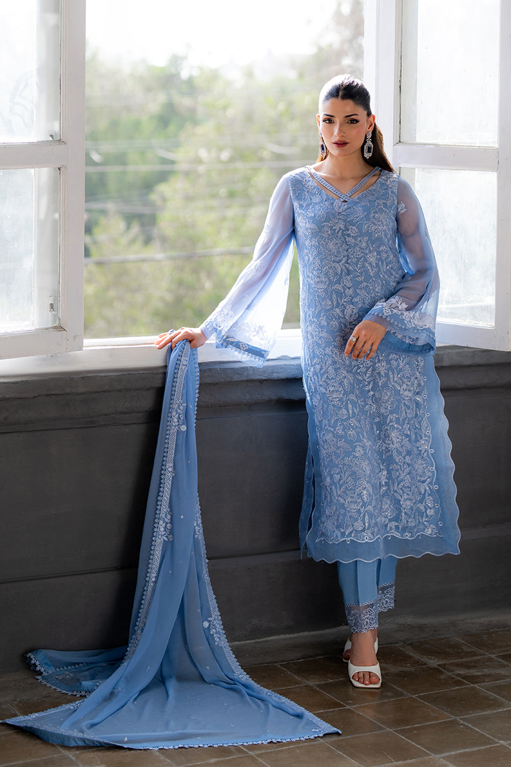 Azure Chiffon Fancy