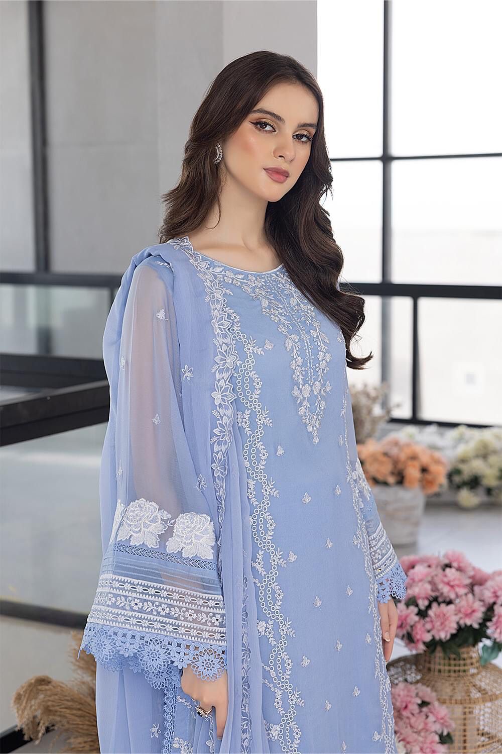 Azure Organza Fancy