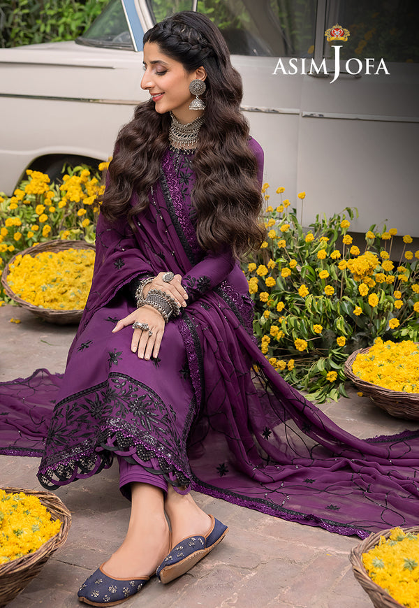 Asim Jofa Chiffon Fancy