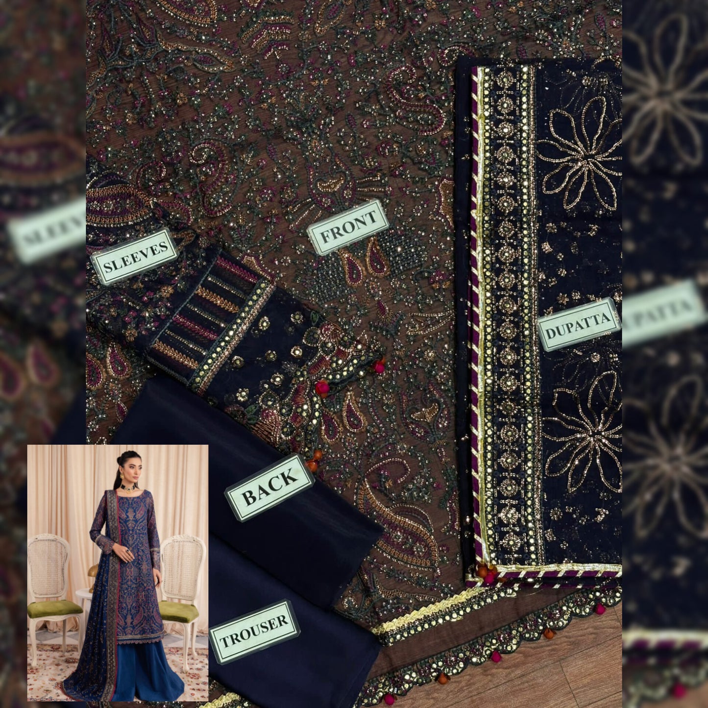 Iznik Organza Fancy