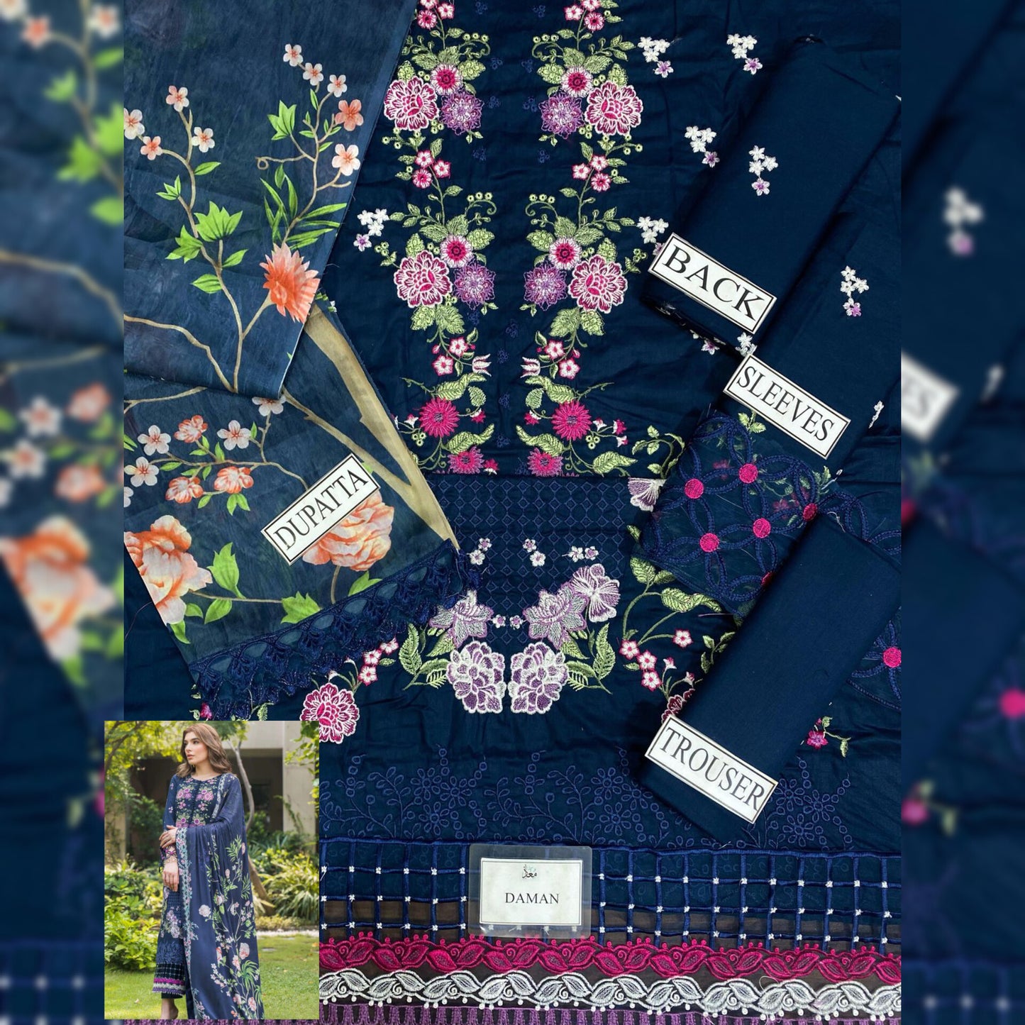 Asifa Nabeel Lawn Fancy