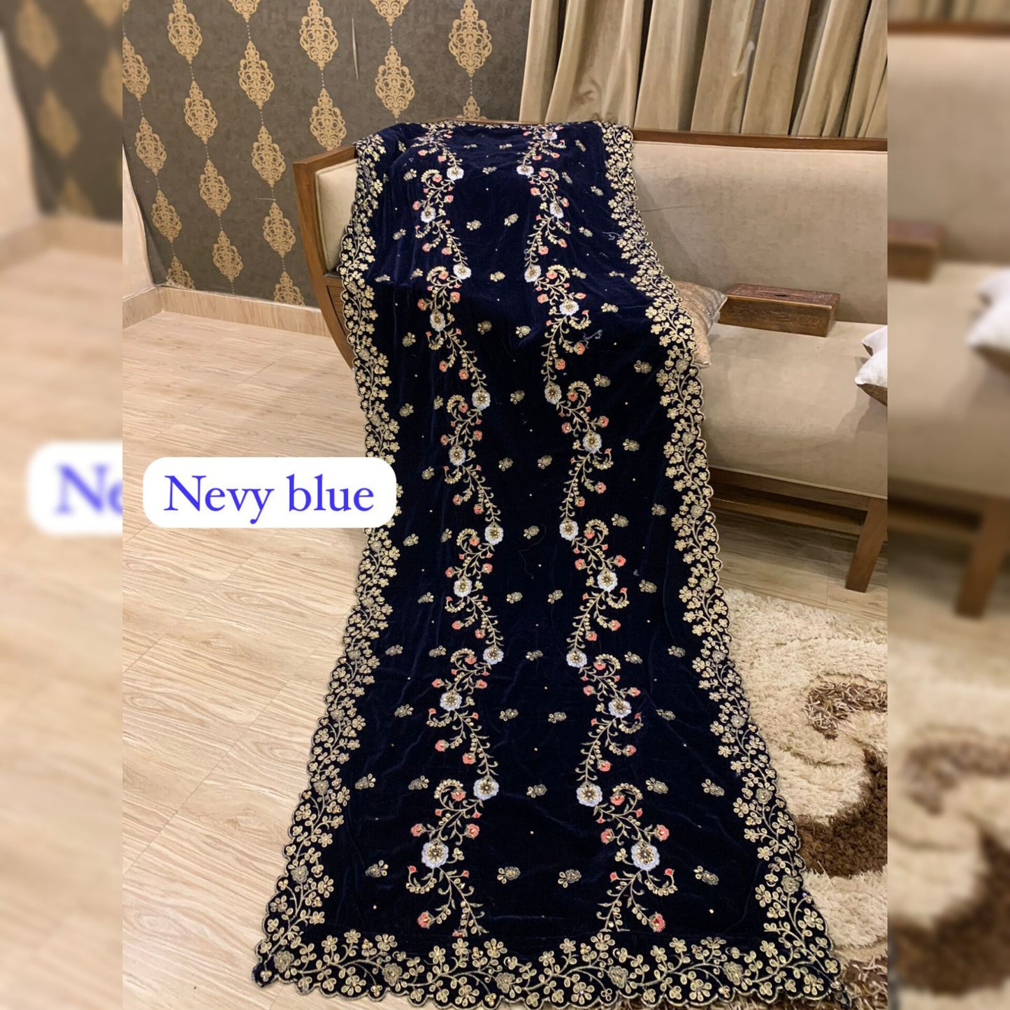 Velvet Shawl Fancy