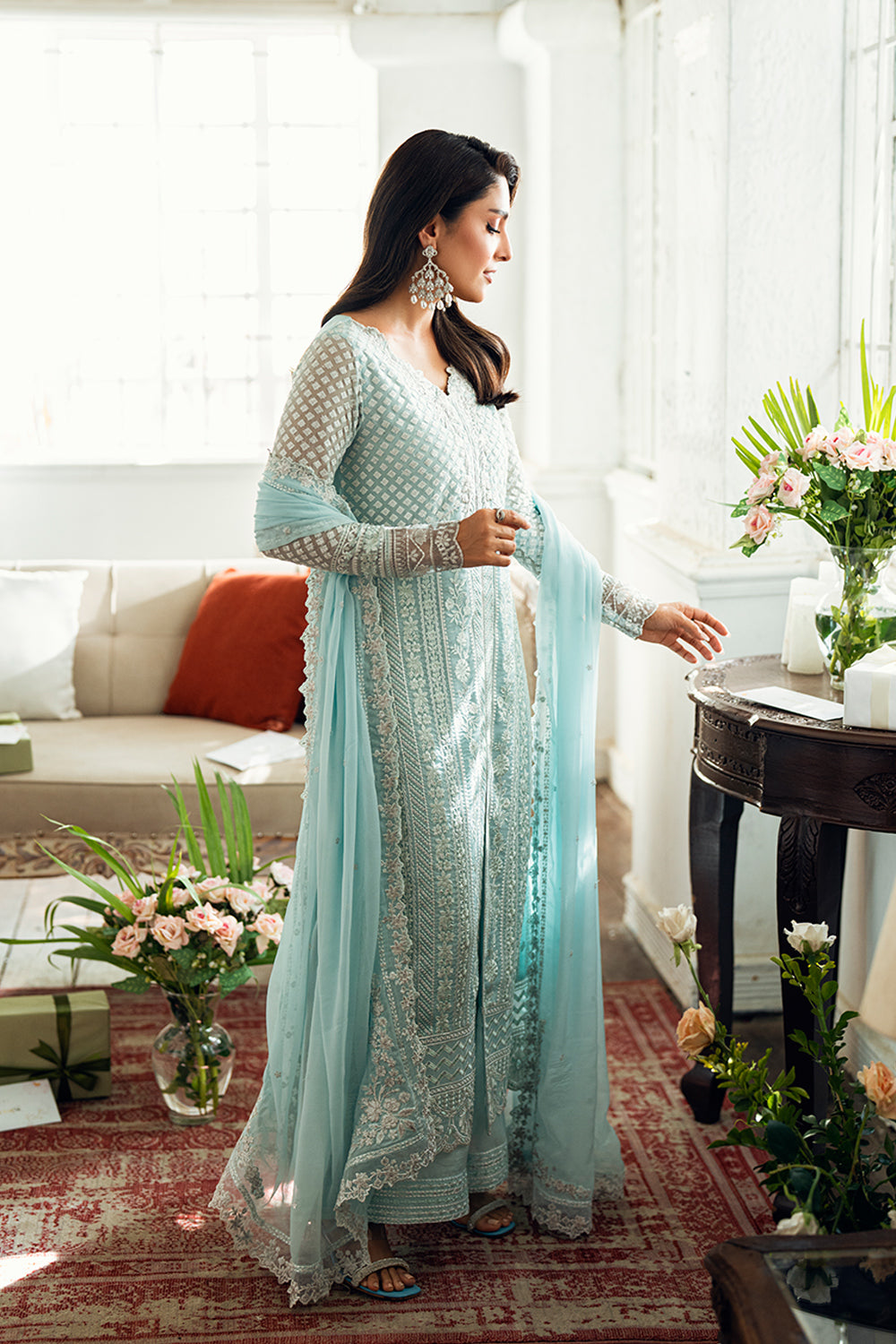 Azure Chiffon Fancy