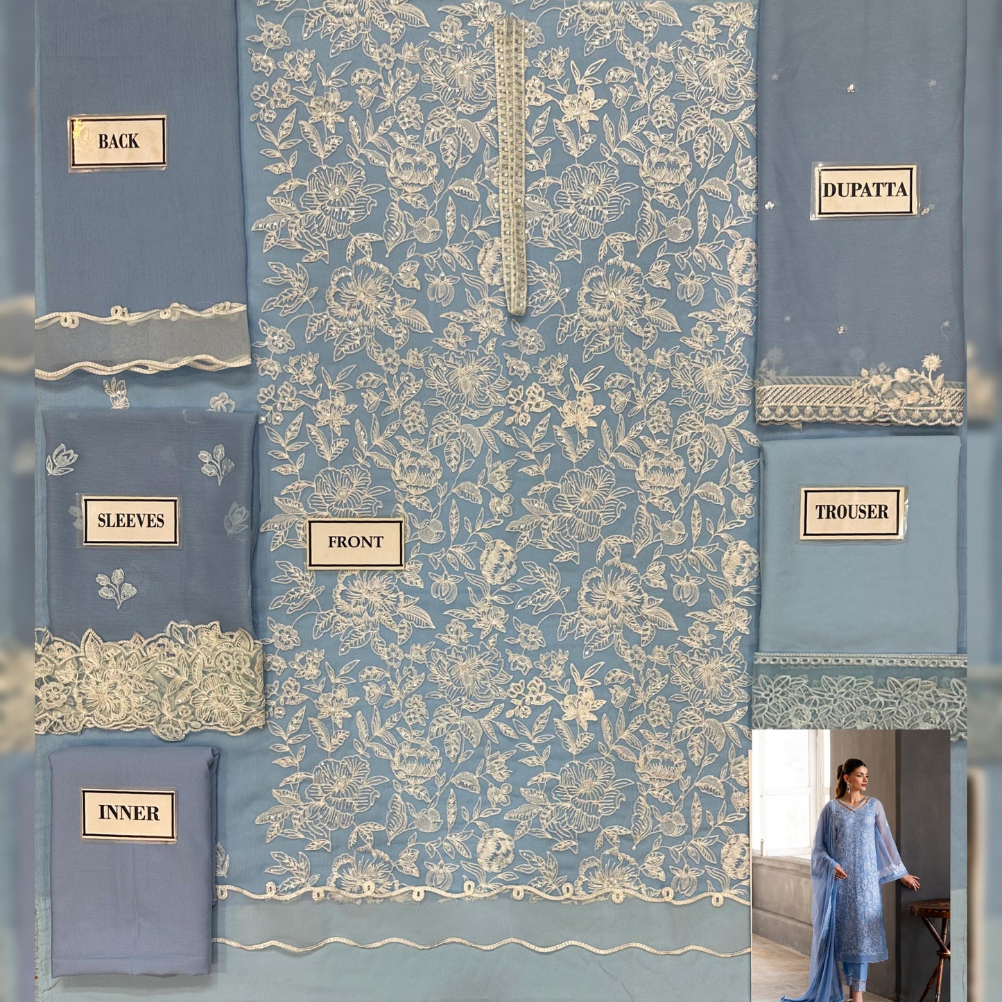 Azure Chiffon Fancy