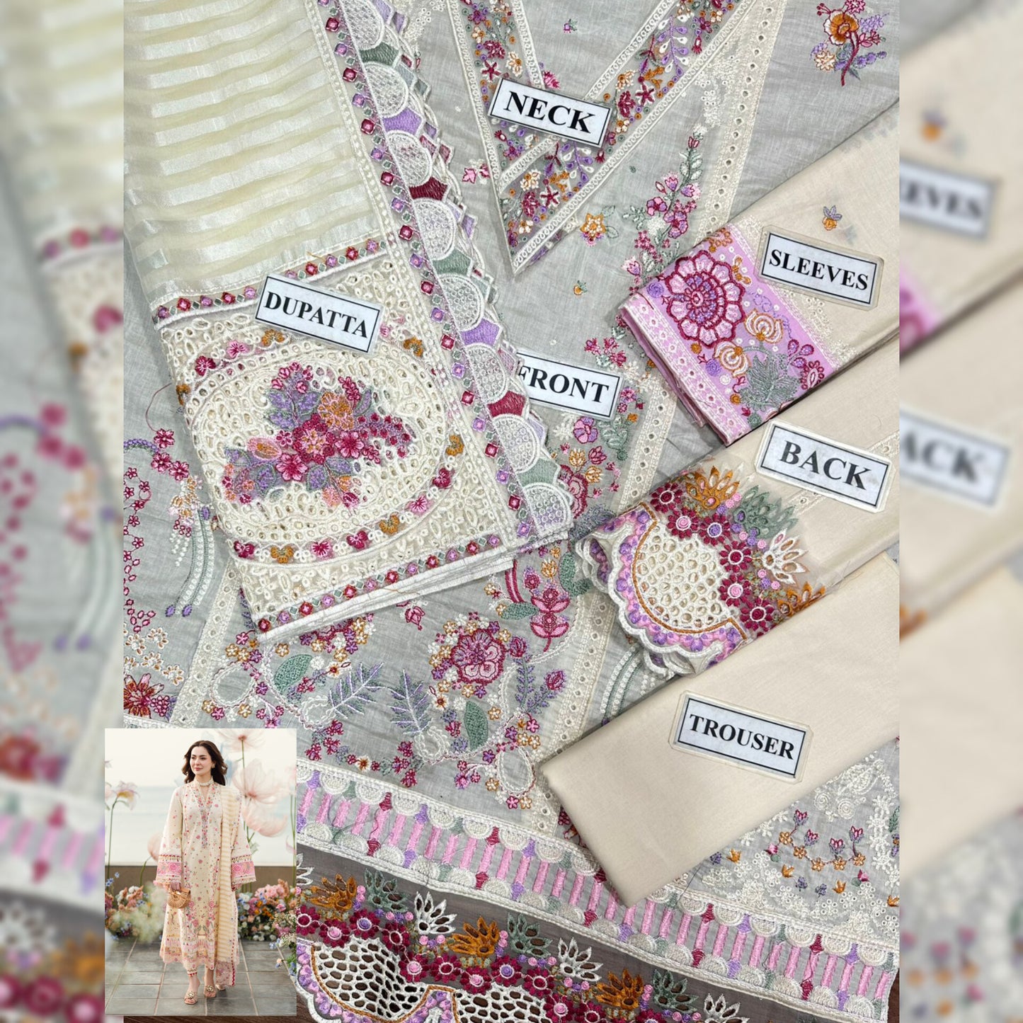 Qalamkar Lawn Fancy